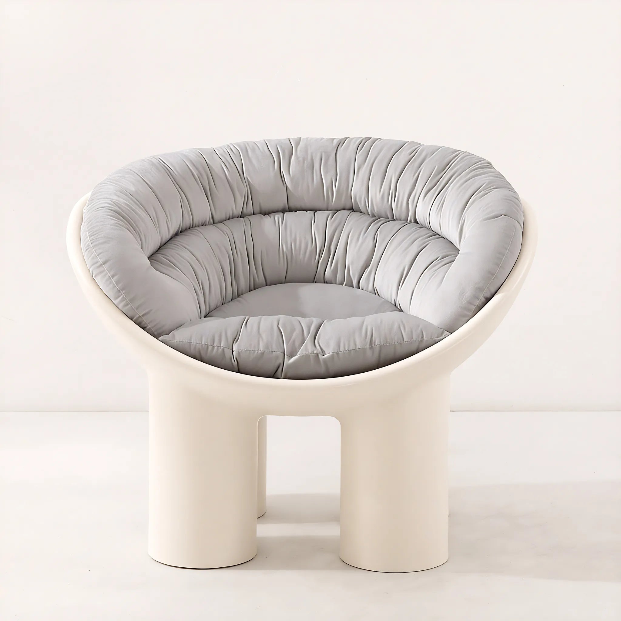 The Roly Poly Arm Chair Aescraft White
