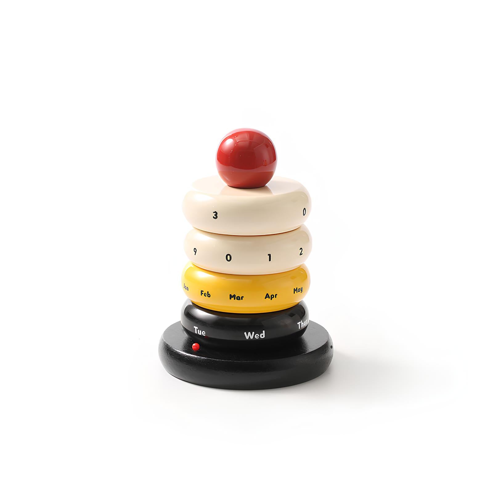 Time Twister Desk Calendar – A Bold and Interactive Display Aescraft Multicolor