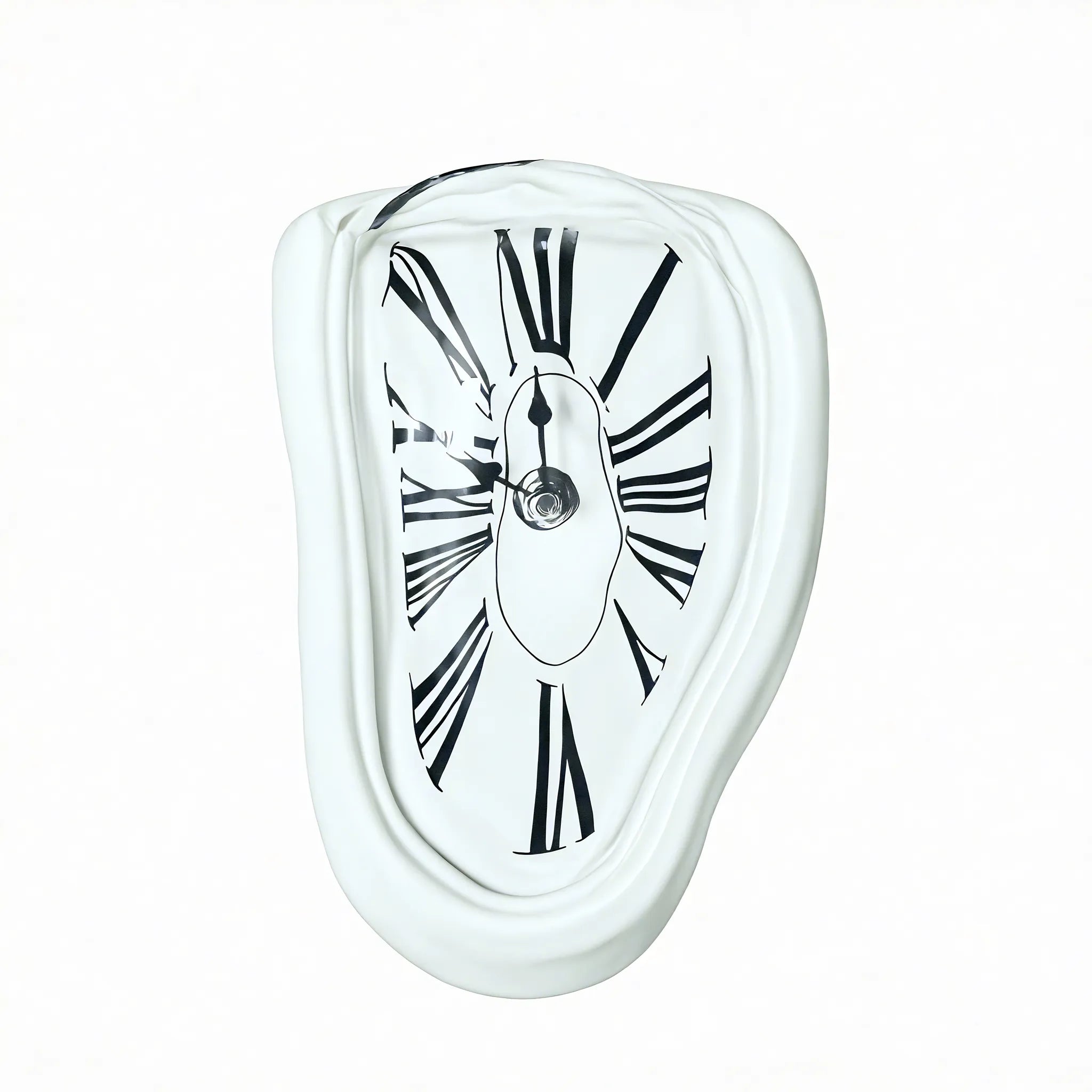 Timeless Drip Clock Aescraft White