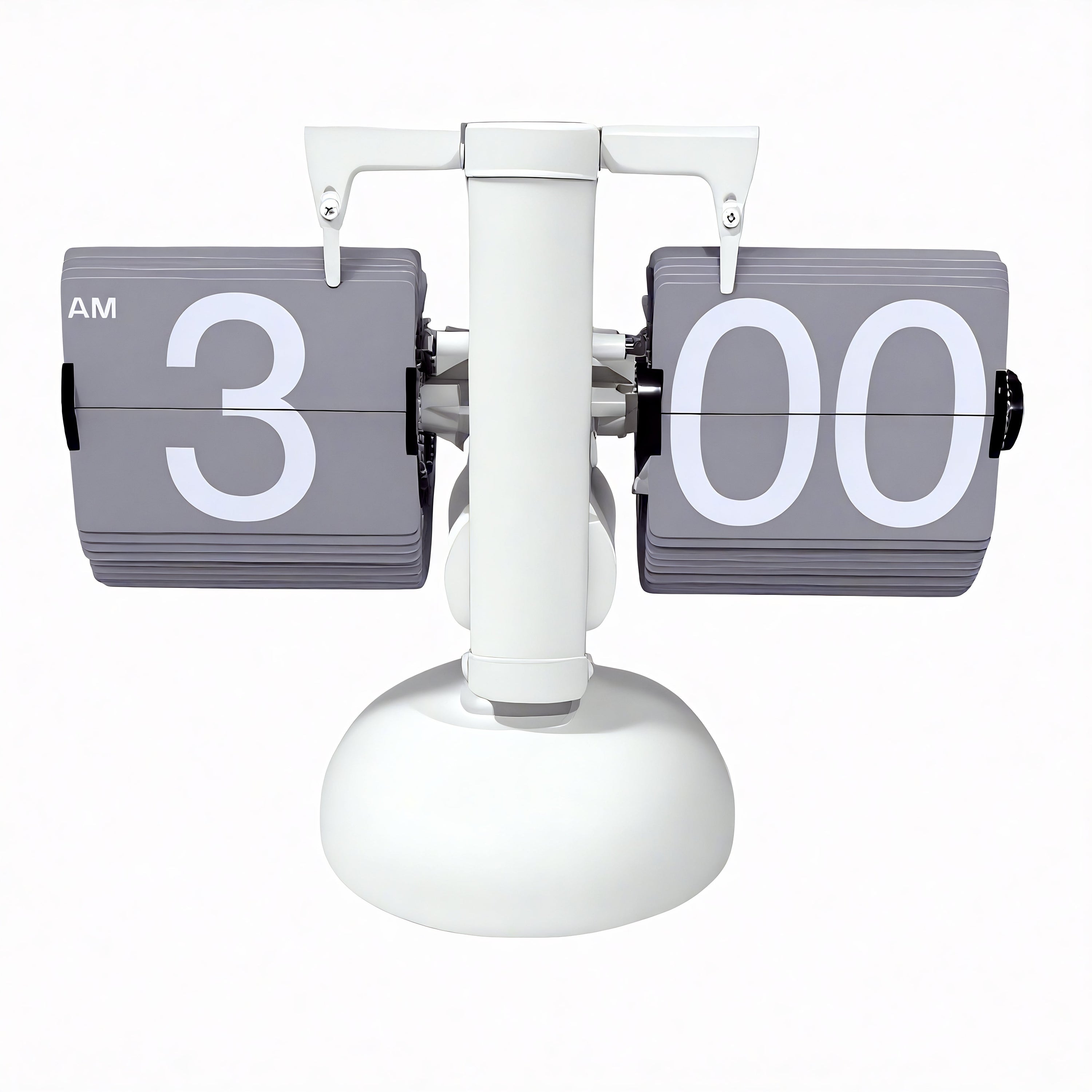 Timeless Ticker – Retro Flip Clock with a Modern Twist Aescraft White-Gray