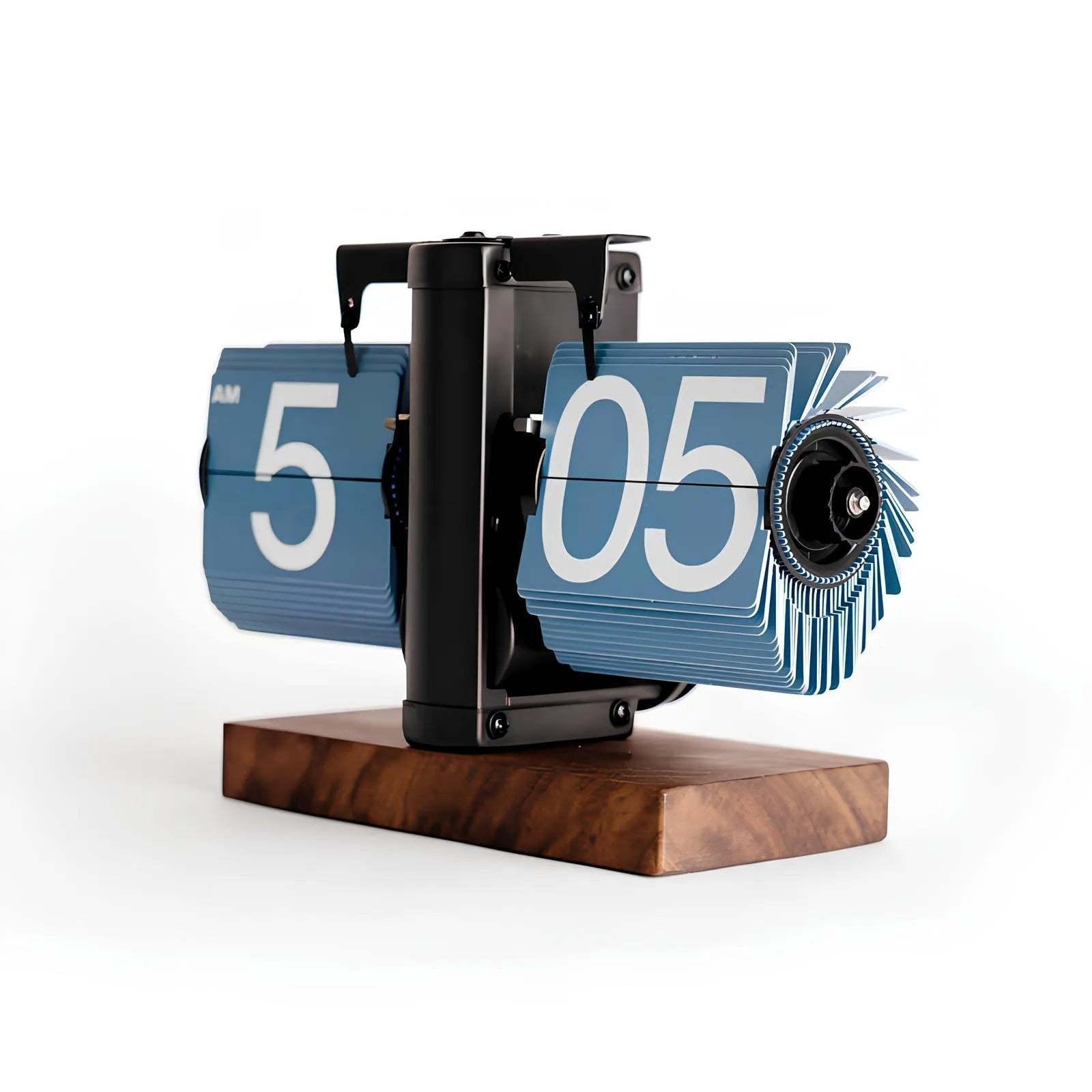Timeless Ticker – Retro Flip Clock with a Modern Twist Aescraft Black-Blue