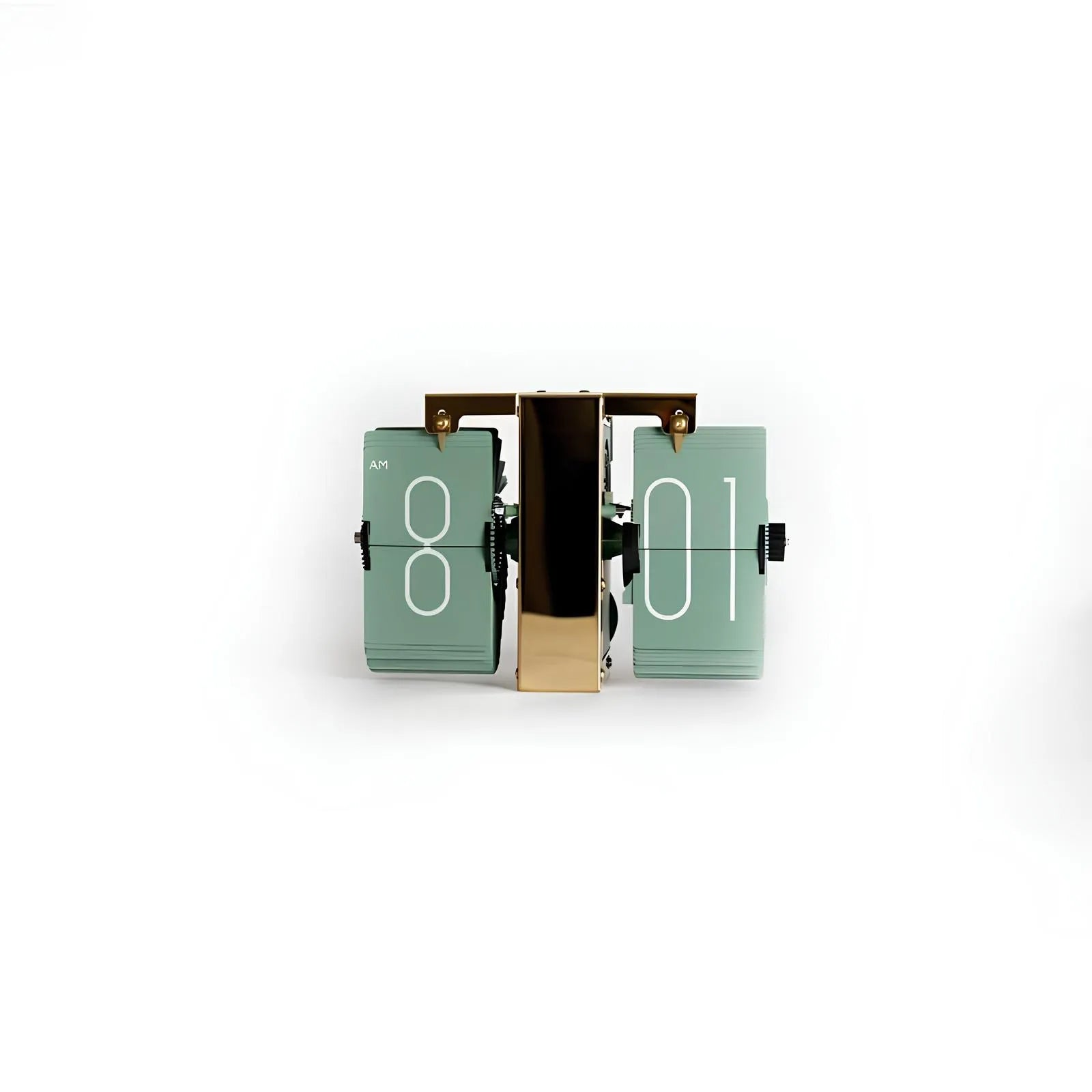 Timeless Ticker – Retro Flip Clock with a Modern Twist Aescraft Green-Gold
