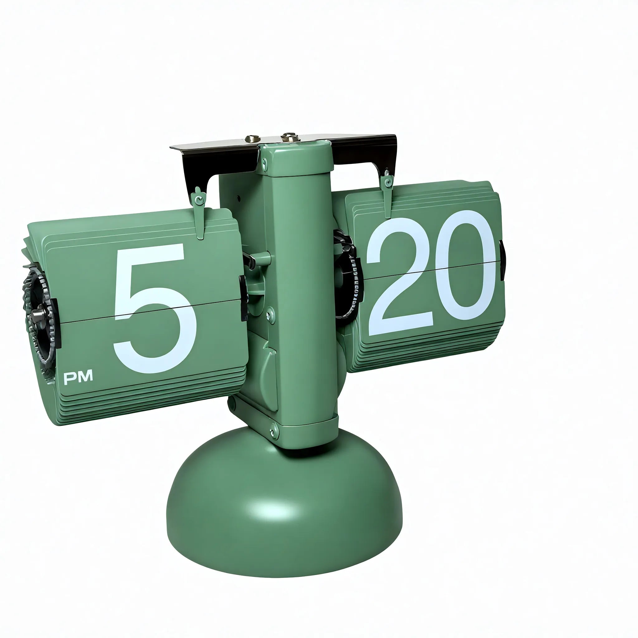 Timeless Ticker – Retro Flip Clock with a Modern Twist Aescraft Green