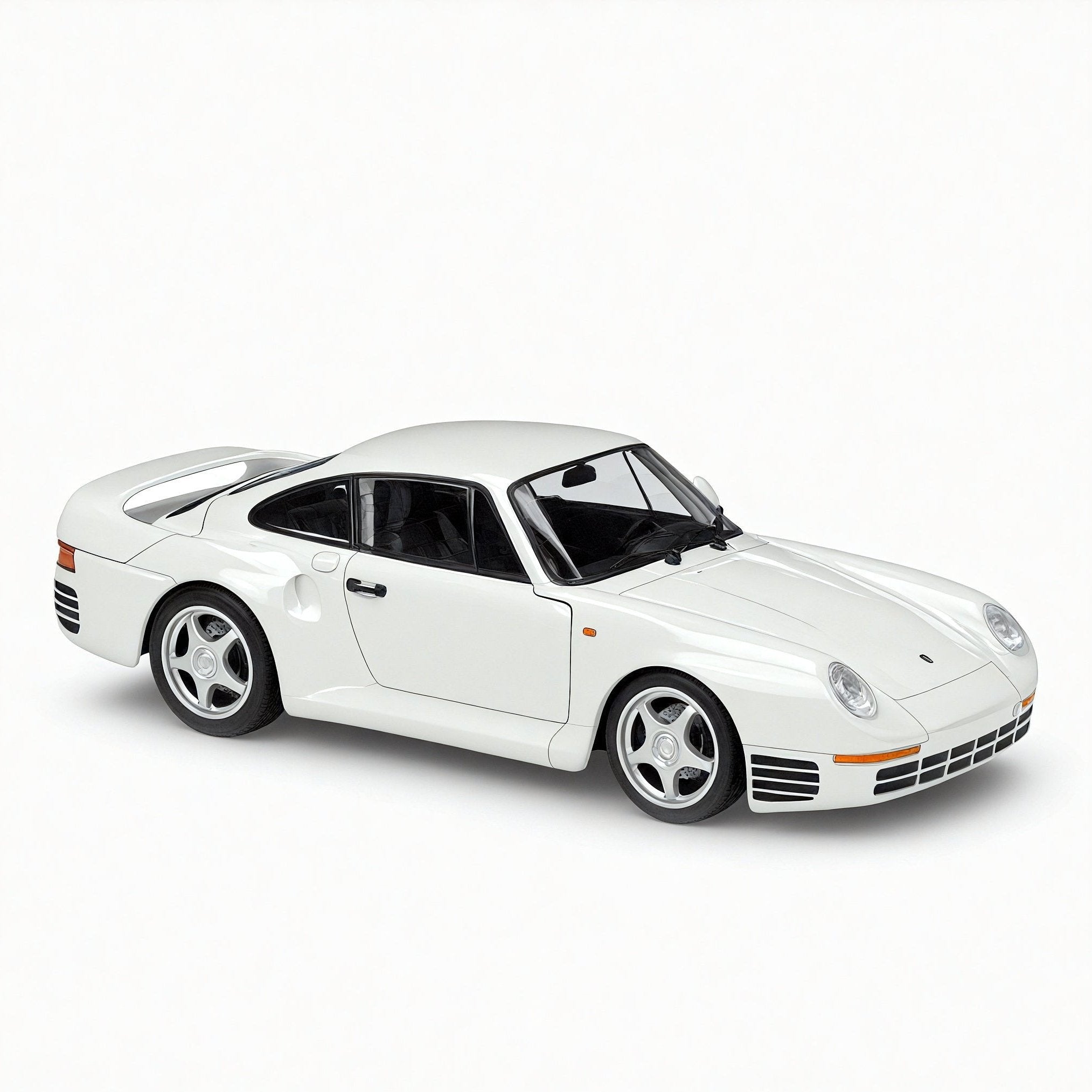Turbo Time Capsule – 1:24 Porsche 959 Alloy Model Aescraft White