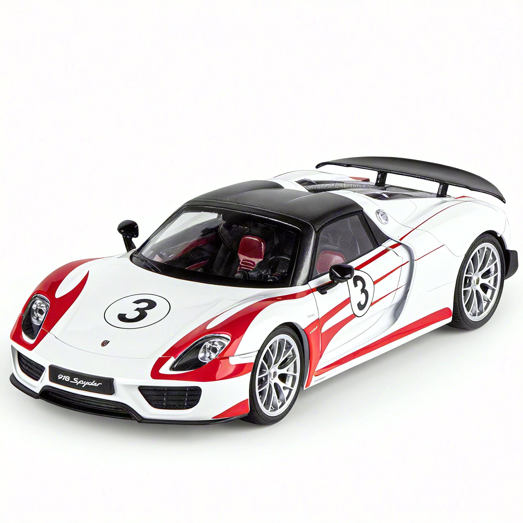 Turbo Timepiece – 1:18 Porsche 918 Spyder Model Aescraft White/Red