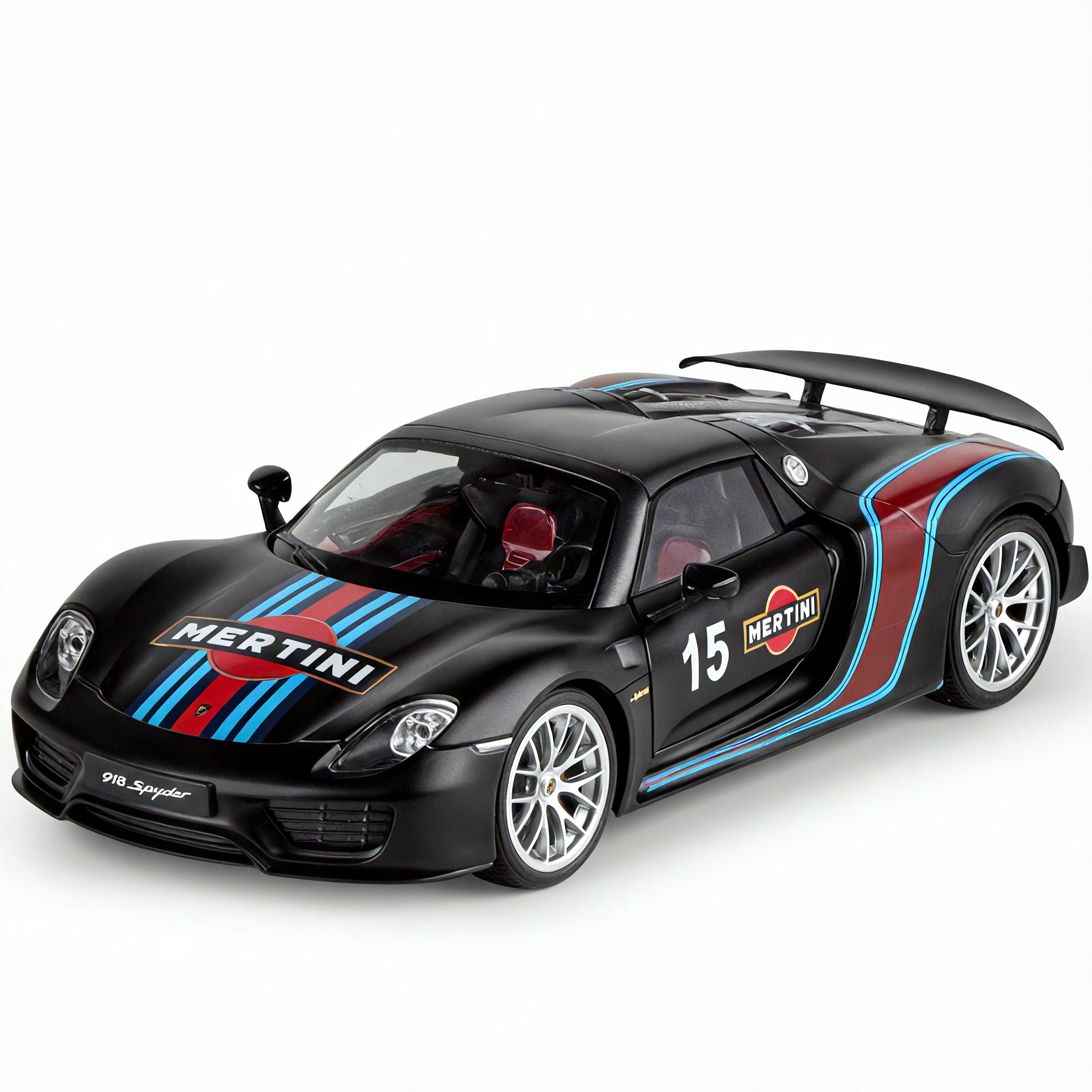 Turbo Timepiece – 1:18 Porsche 918 Spyder Model Aescraft Black(Mertini)