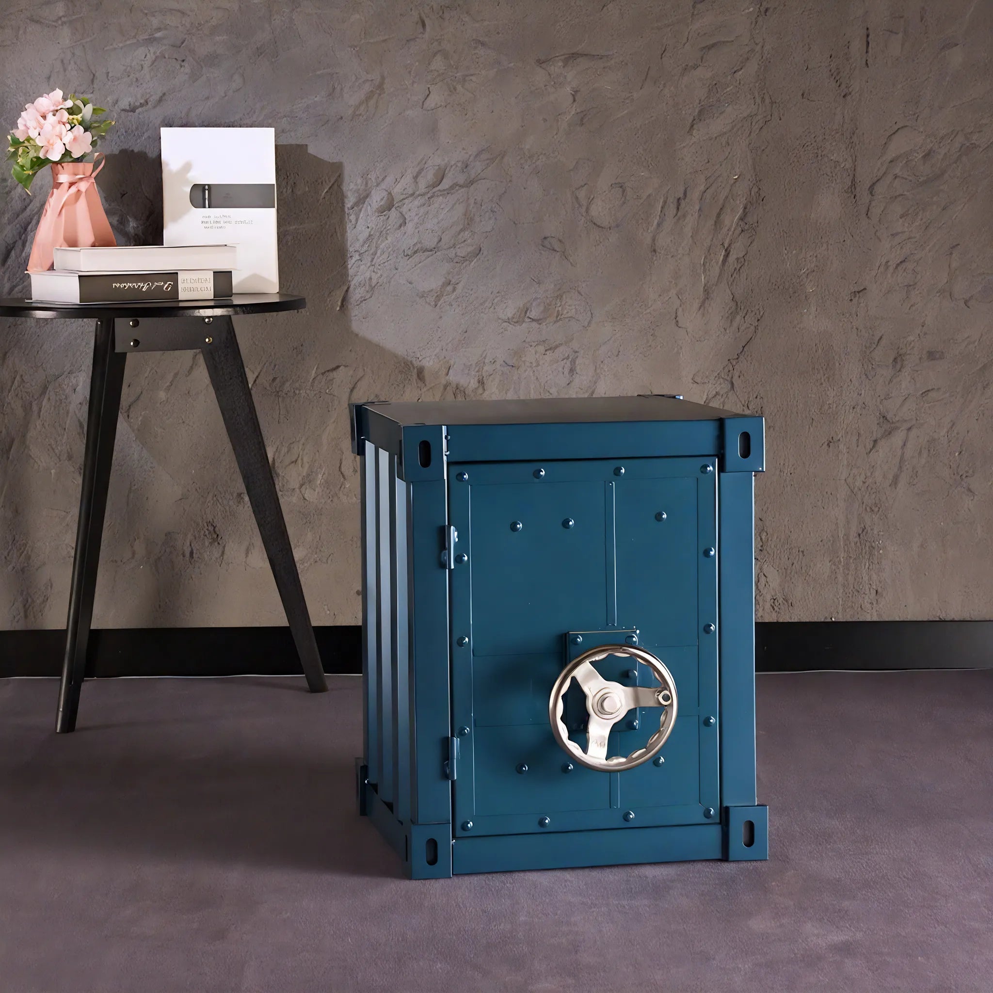Vault-Inspired Metal Storage Cabinet  Aescraft