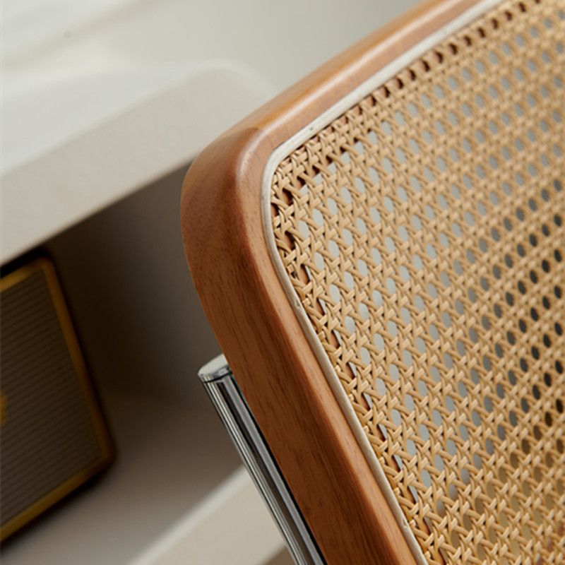 Vintage Nordic Rattan Dining Chair Aescraft