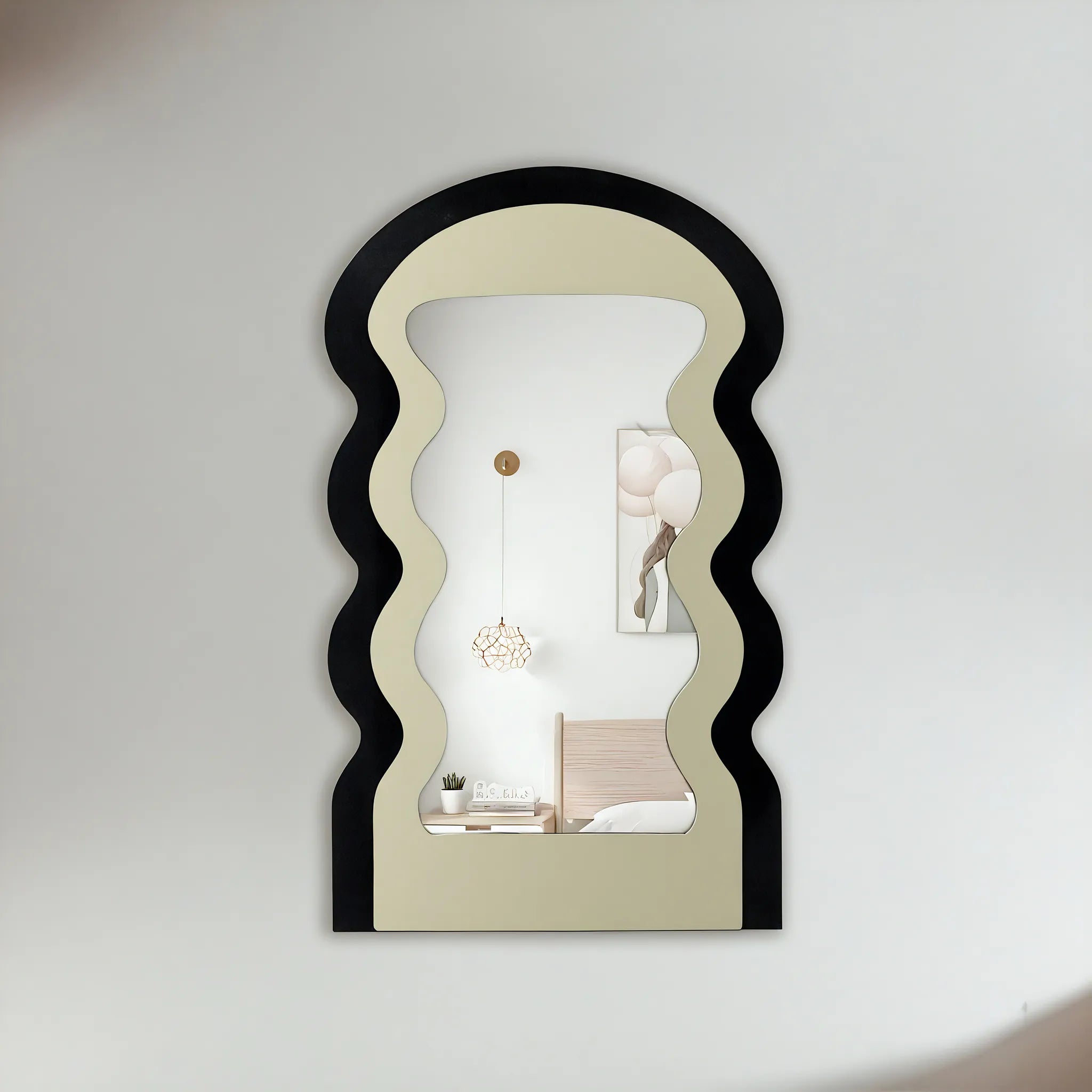 Wave Frame Tabletop Mirror Aescraft
