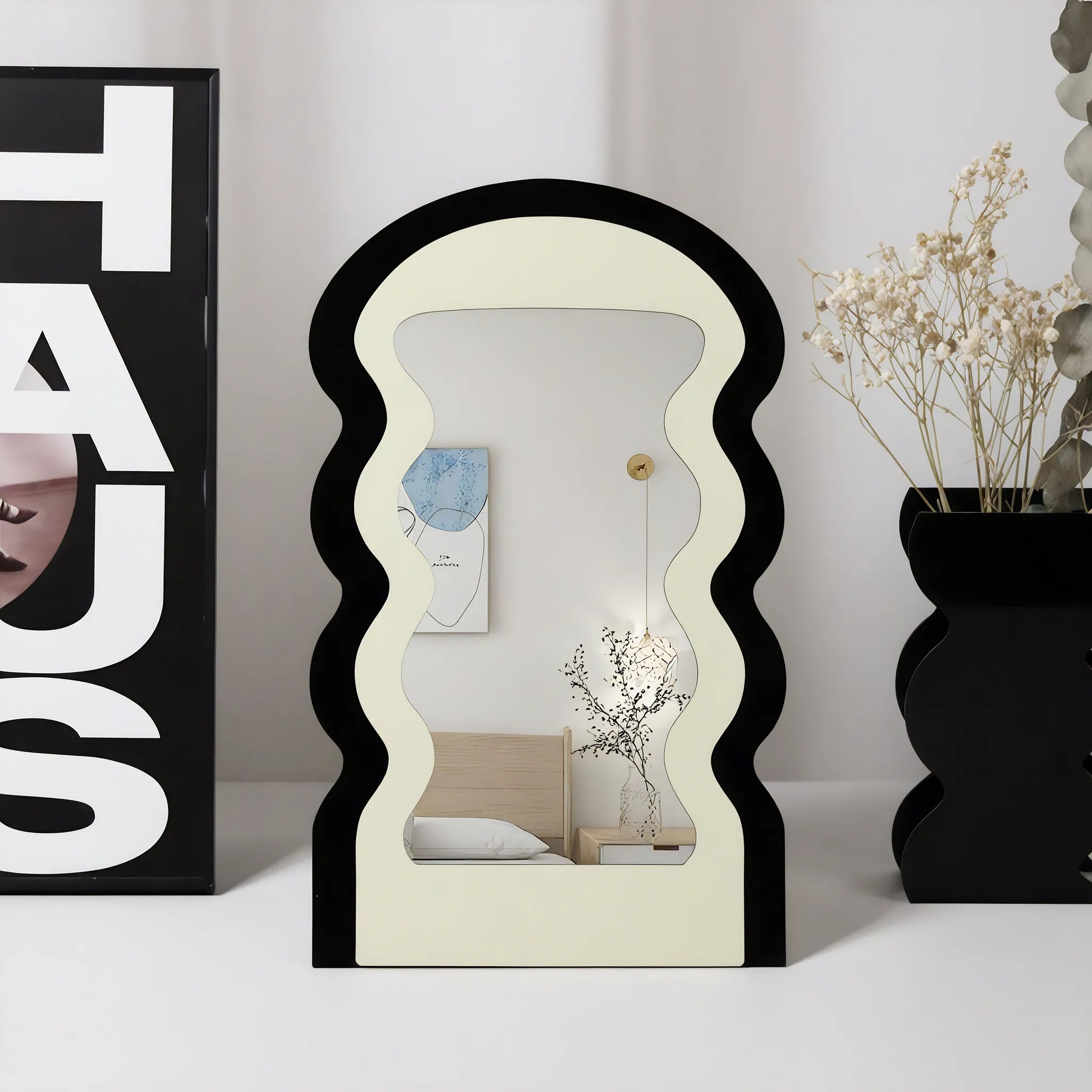 Wave Frame Tabletop Mirror Aescraft