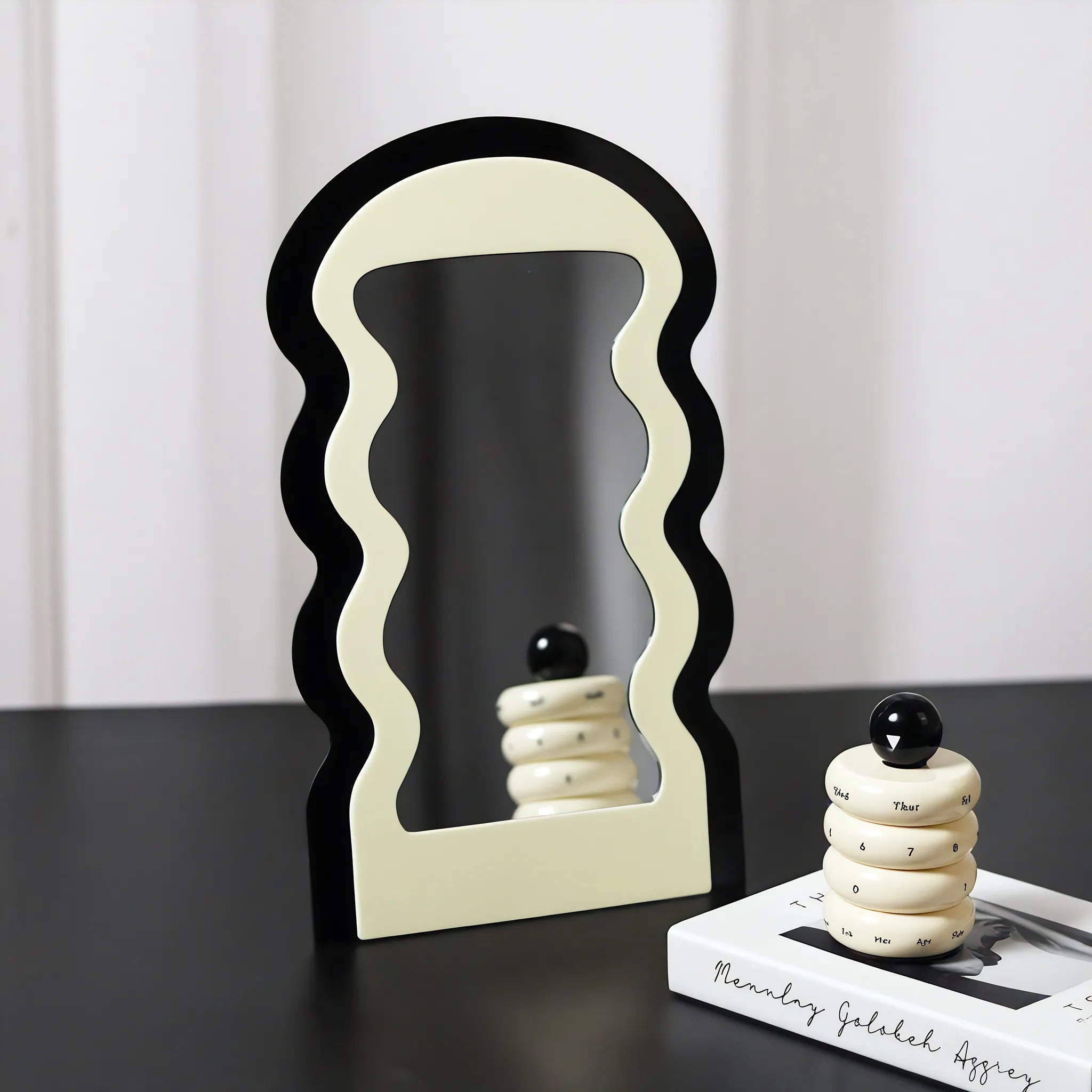Wave Frame Tabletop Mirror Aescraft