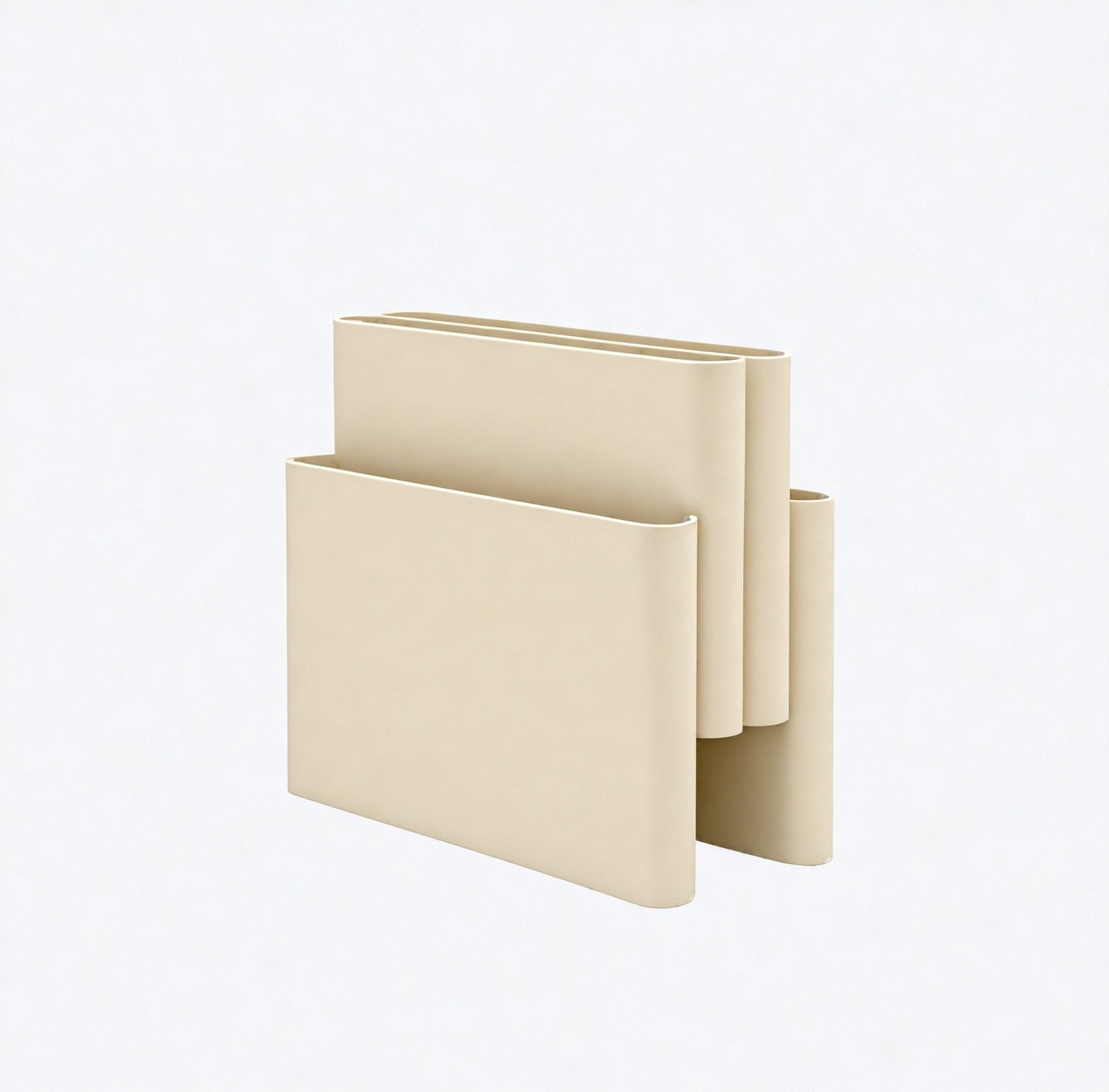 Waveform Magazine Holder – Stylishly Organized Aescraft Off-White
