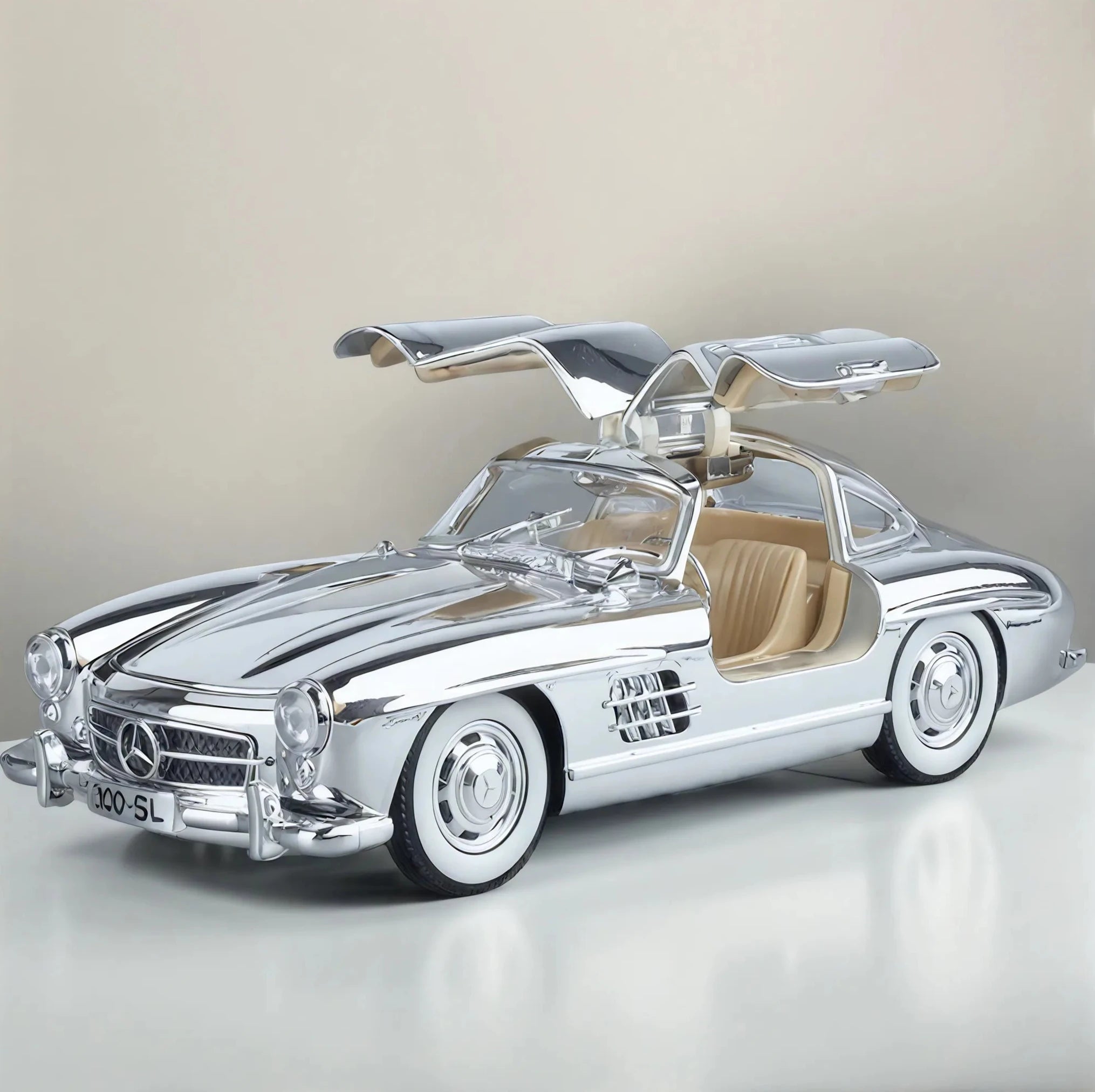 Wings of Timeless Elegance – 1:24 Mercedes-Benz 300SL Model Aescraft