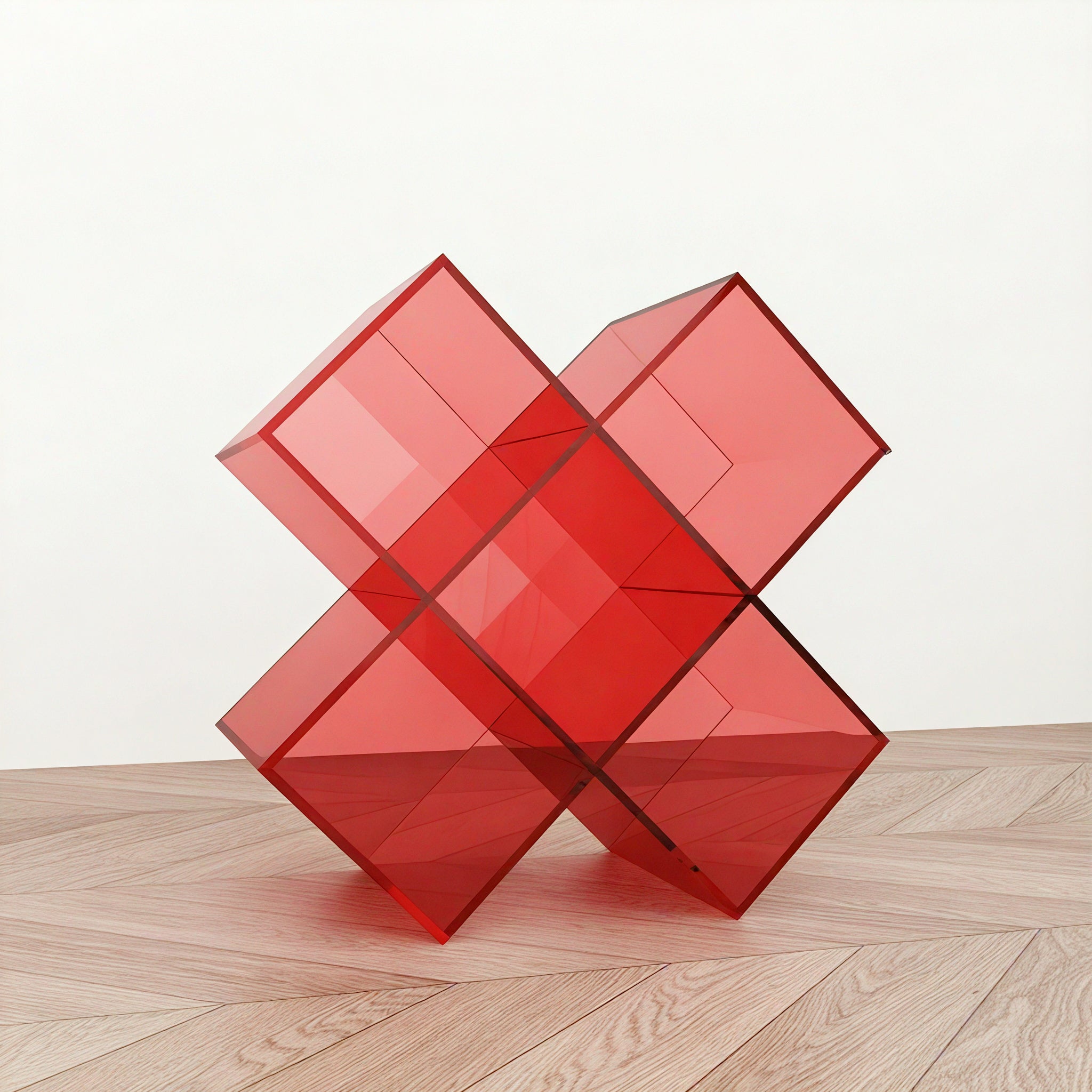 X-Cube Accent Shelf Aescraft Red