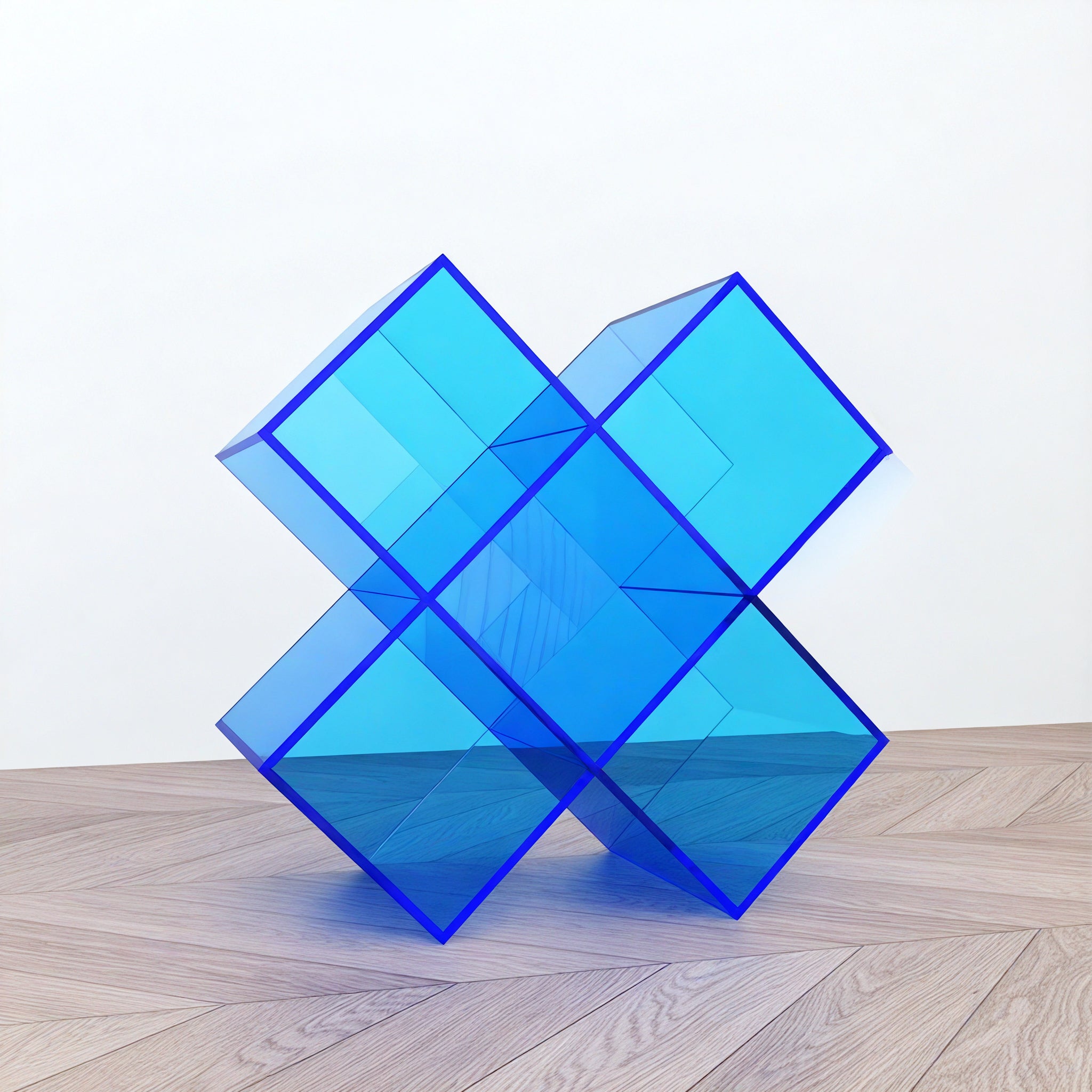 X-Cube Accent Shelf Aescraft Blue