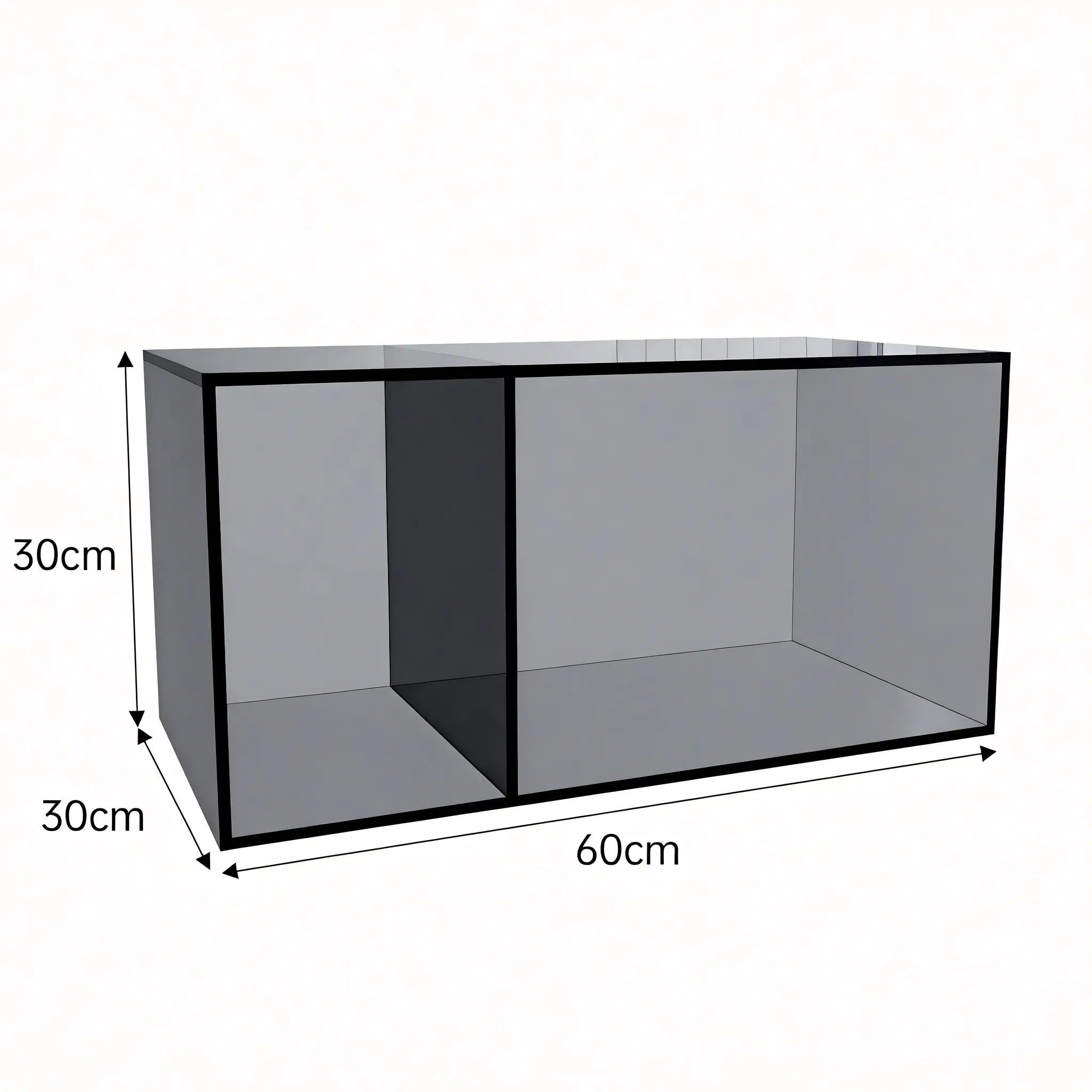 Aurora Modular Boxes – A Splash of Color and Functionality Aescraft Individual Box Smoke Gray