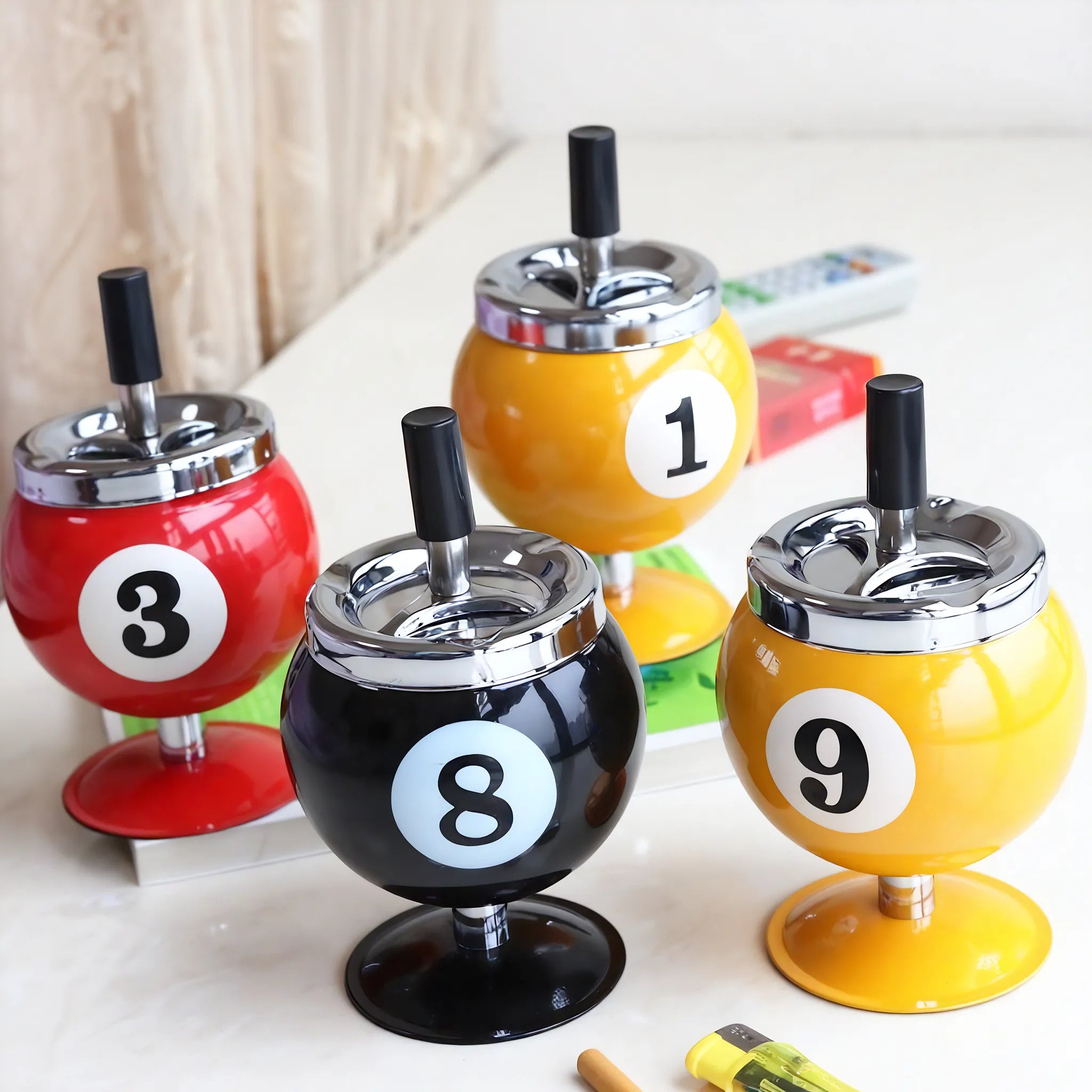 Billard Ball Retro Spin Dish – A Playful Accent for Any Space Aescraft