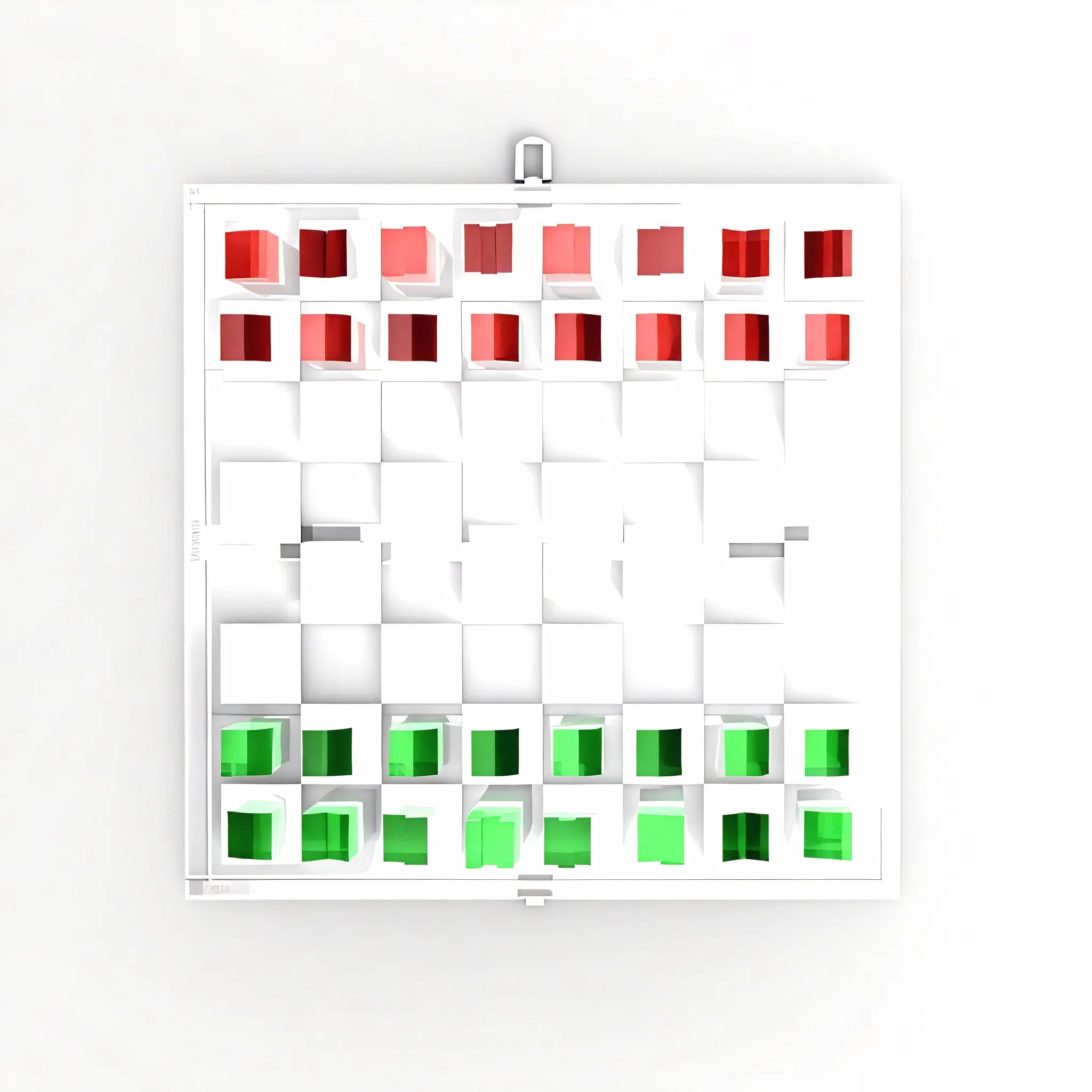Clear Acrylic Chess Set customized Aescraft