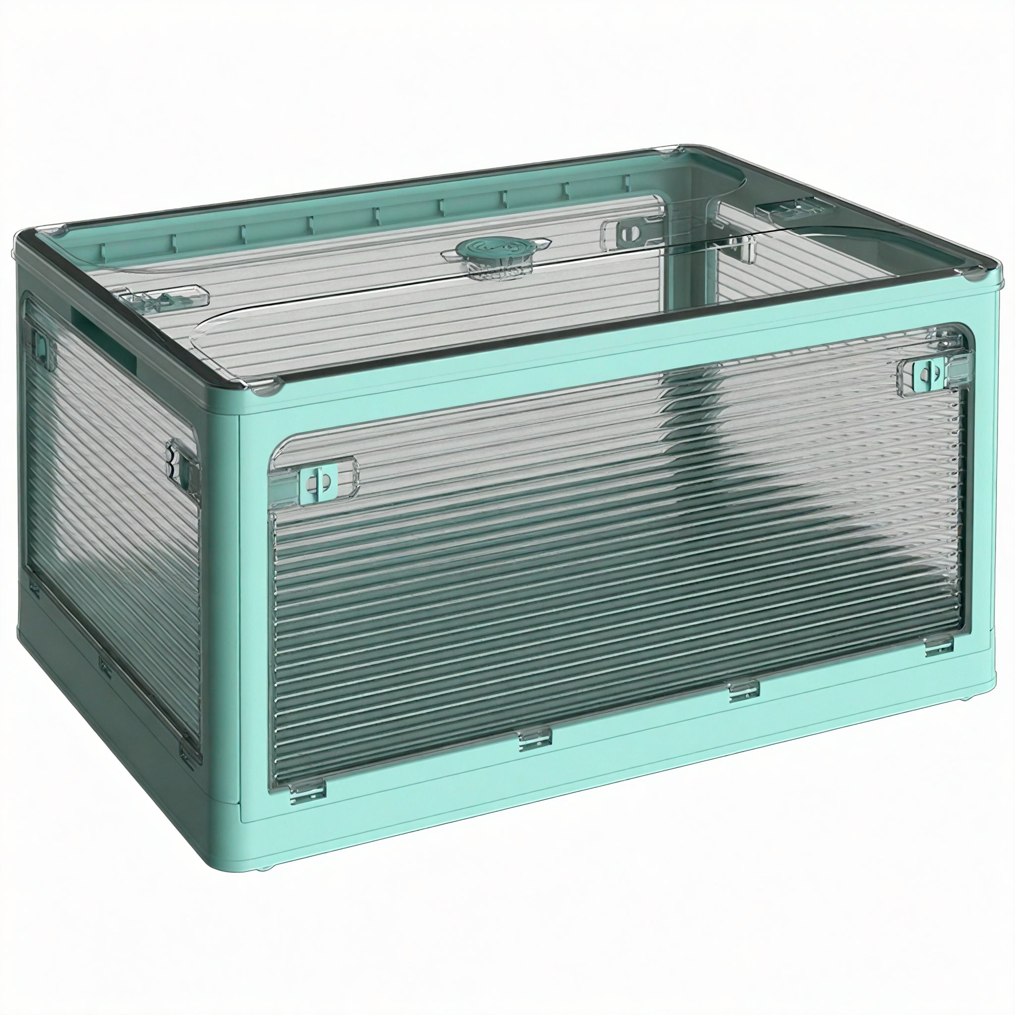 FlexiBox: The Foldable Storage Drawer Organizer Aescraft Blue S(40.5*29*24)