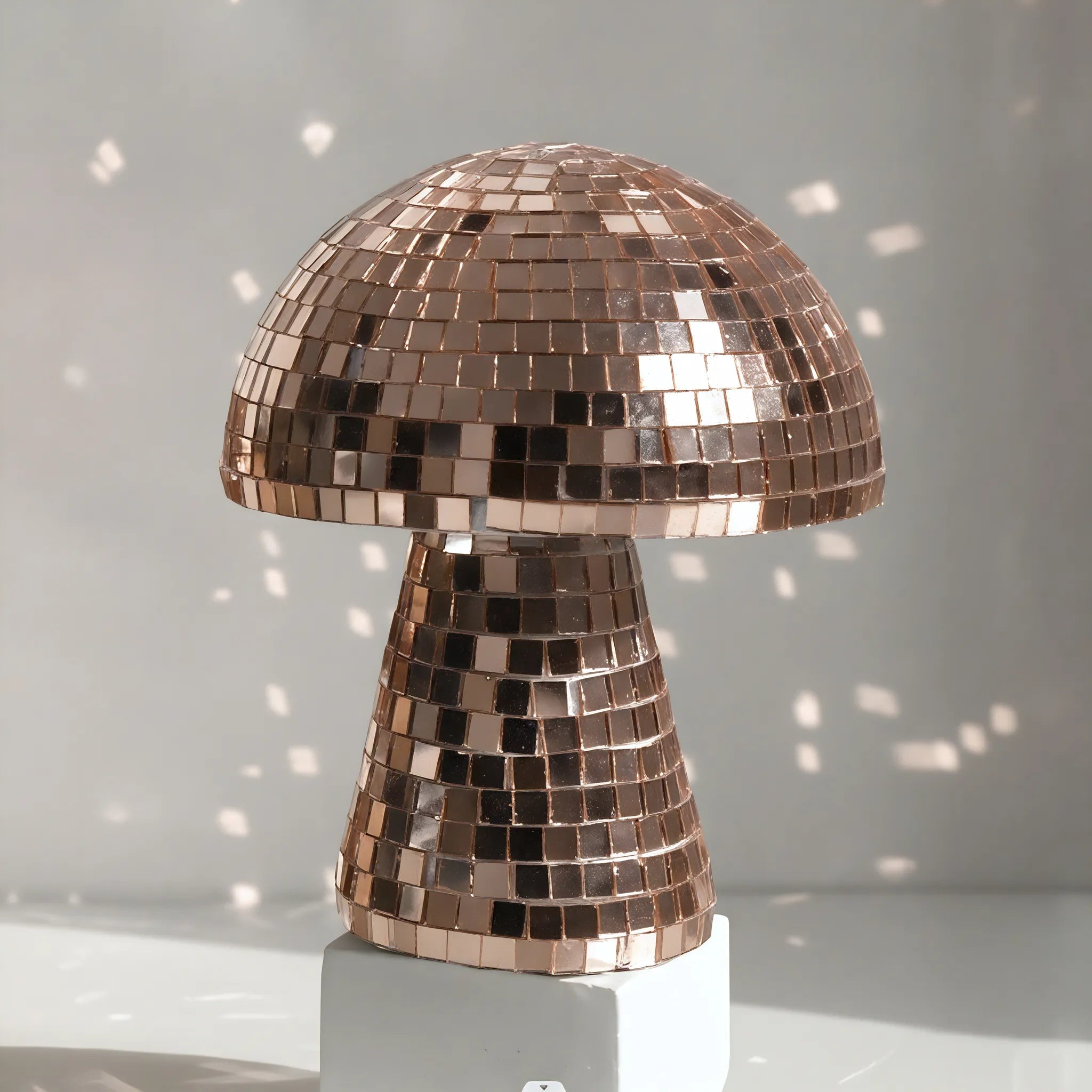 Glam Disco Mushroom customized Aescraft Rose Gold Large(18cm Diameter)