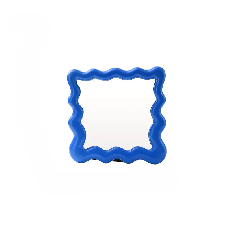 Glimmer & Gather – INS-Inspired Mirror Tray Organizer Aescraft Blue