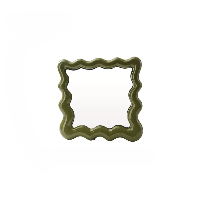 Glimmer & Gather – INS-Inspired Mirror Tray Organizer Aescraft Green