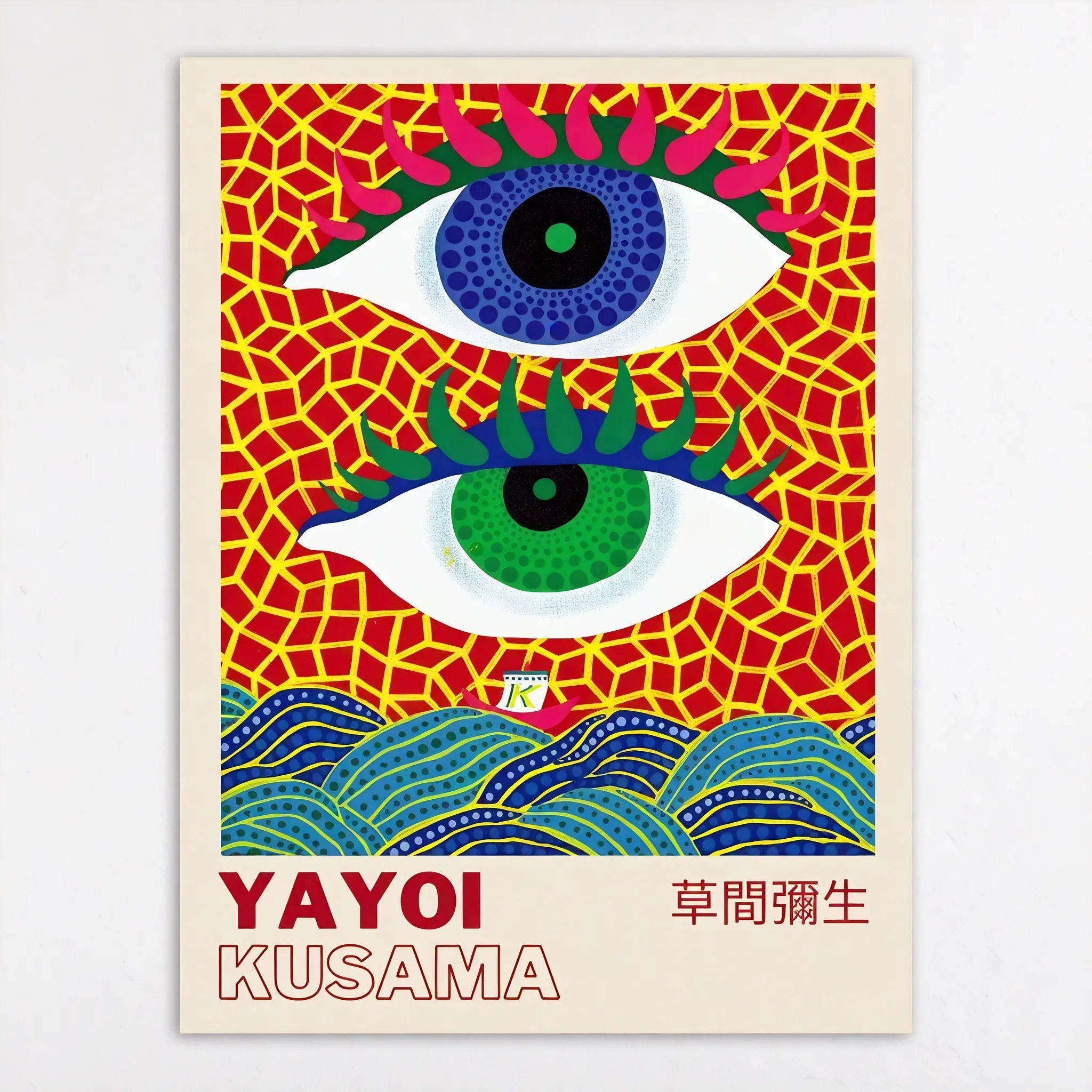 Kusama-Inspired: Vibrant Worlds on Canvas – Aescraft