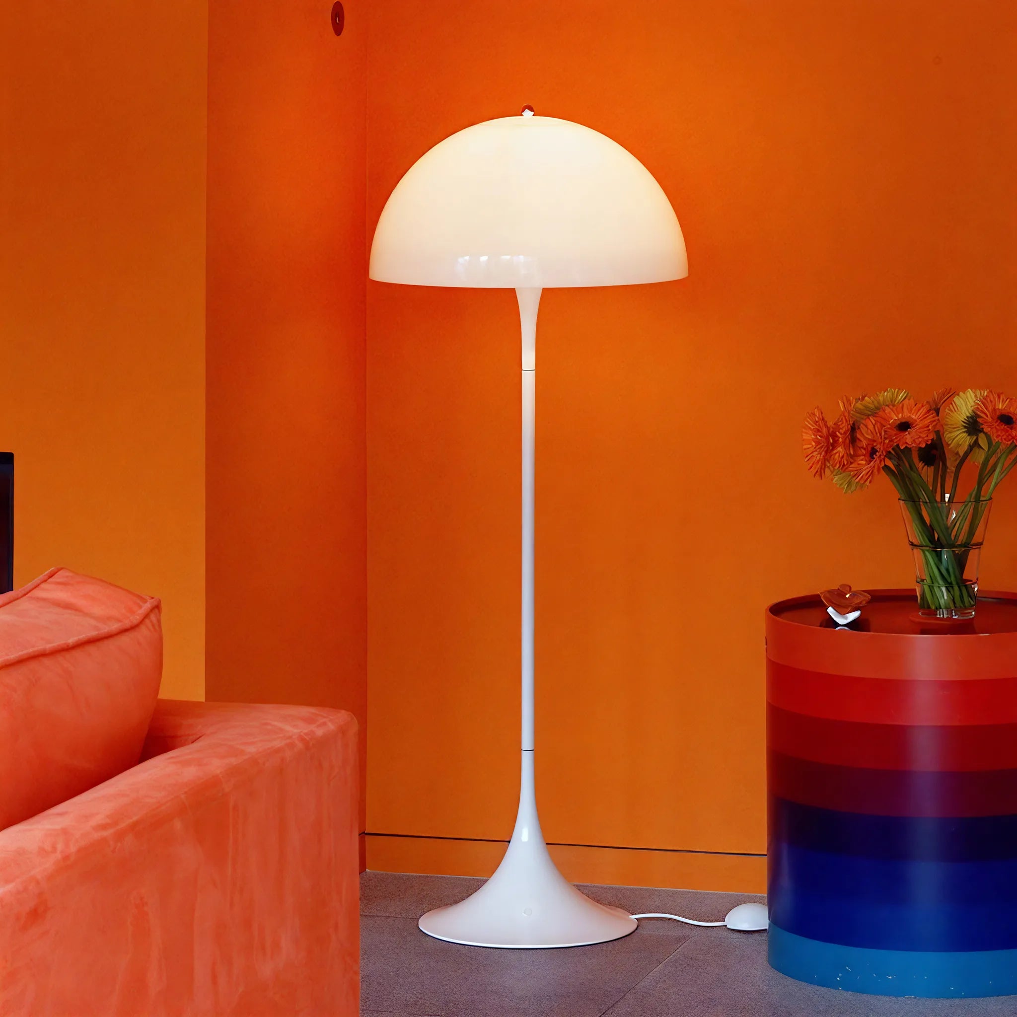 LumiShroom Floor Lamp – Retro Glow, Modern Ambiance Aescraft