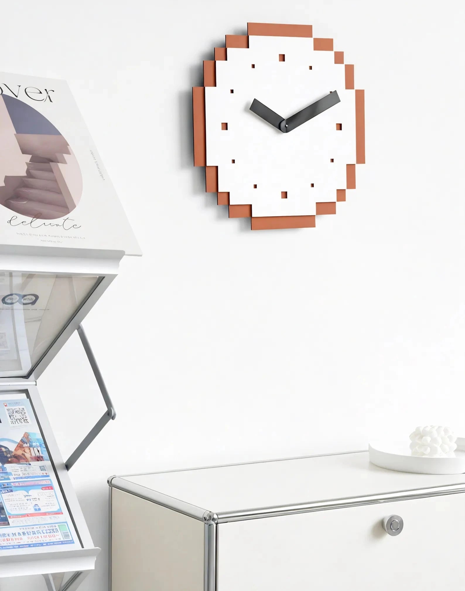 Pixel Wall Clock Aescraft