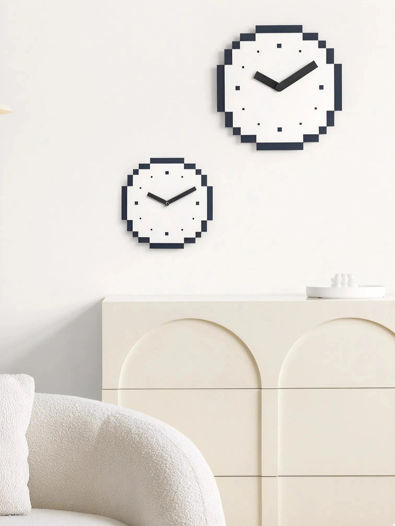 Pixel Wall Clock Aescraft