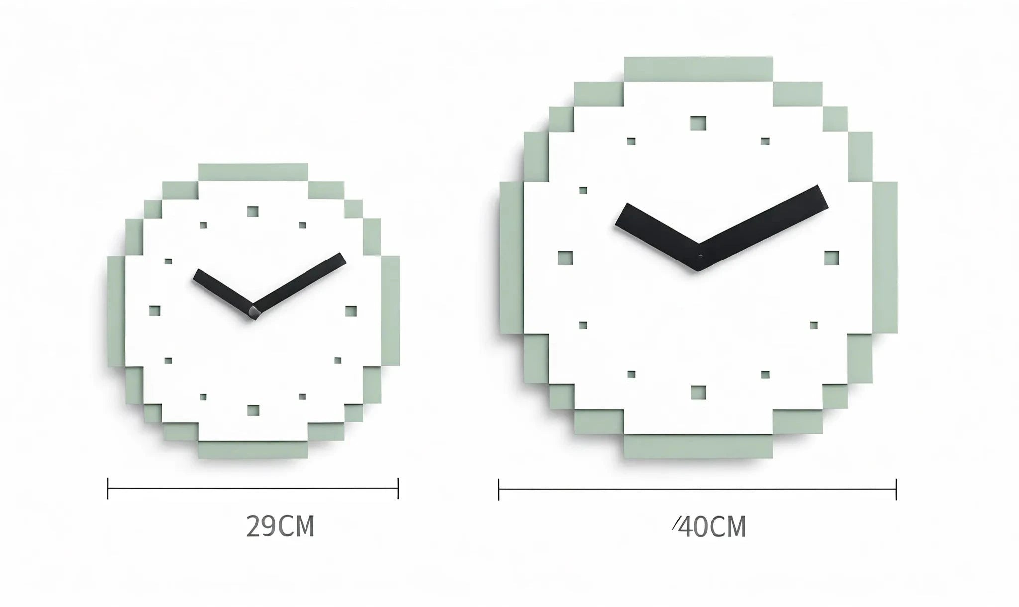 Pixel Wall Clock Aescraft