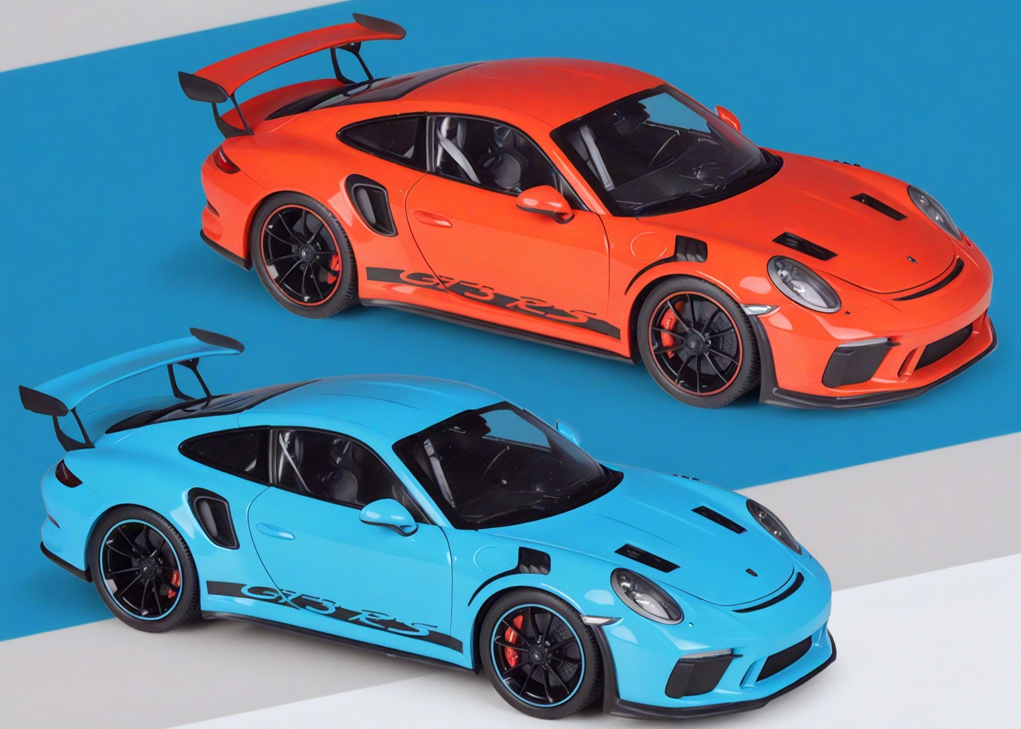 Porsche 911 GT3 RS 4.0 スペシャルエディション 1/18 1/18 AUTOart Porsche 911 997 GT3 RS 4.0 (Orange) Diecast Car Model