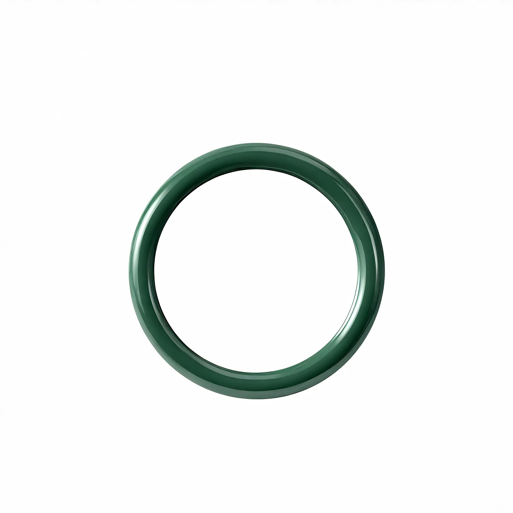 Reflections of Style – Scandinavian Round Mirror customized Aescraft Green  