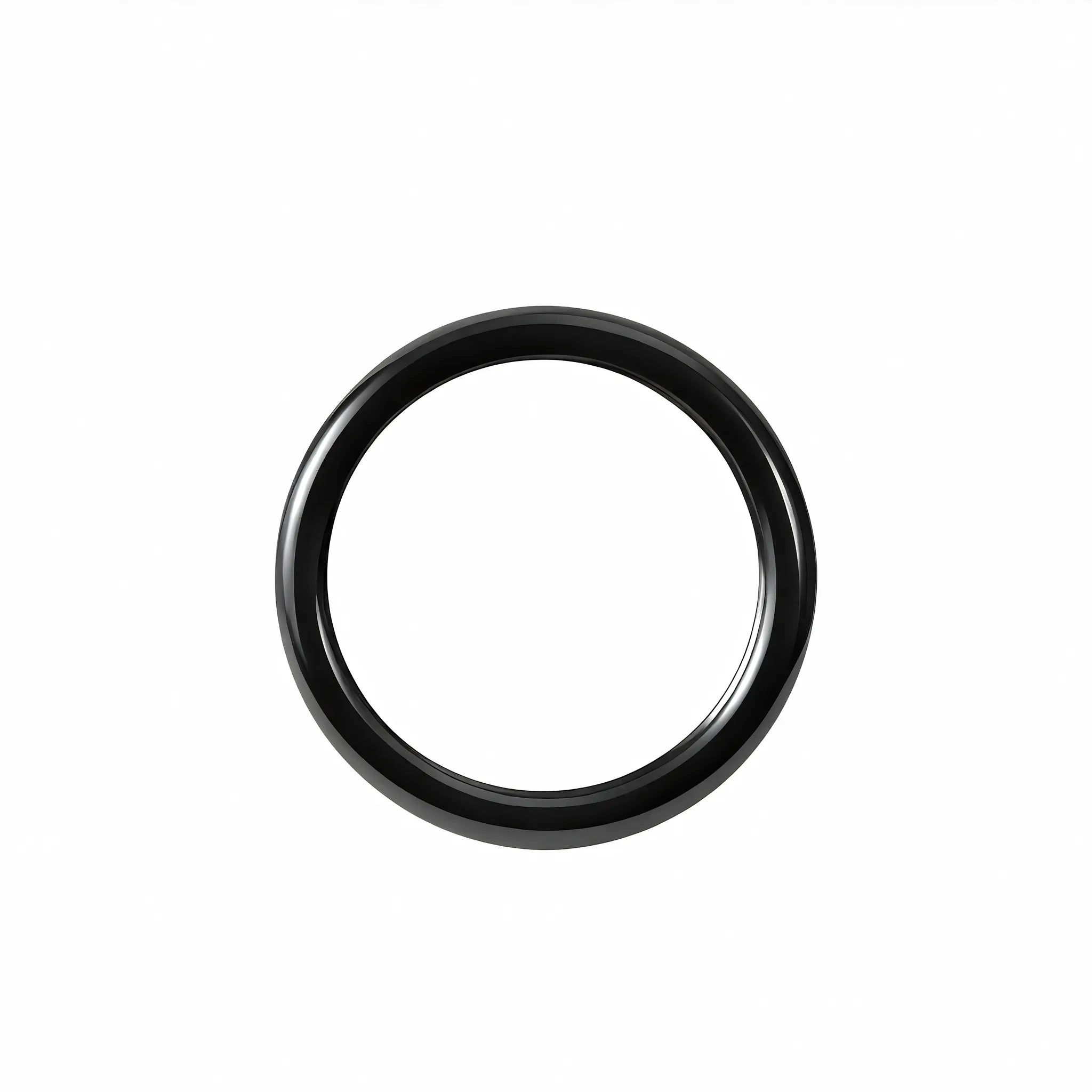 Reflections of Style – Scandinavian Round Mirror customized Aescraft Black  