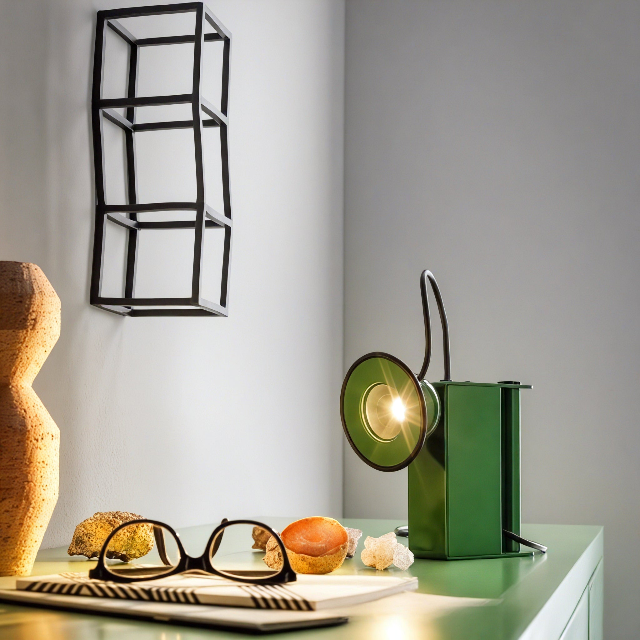 Retro Minibox: Table & Wall Lamp Aescraft
