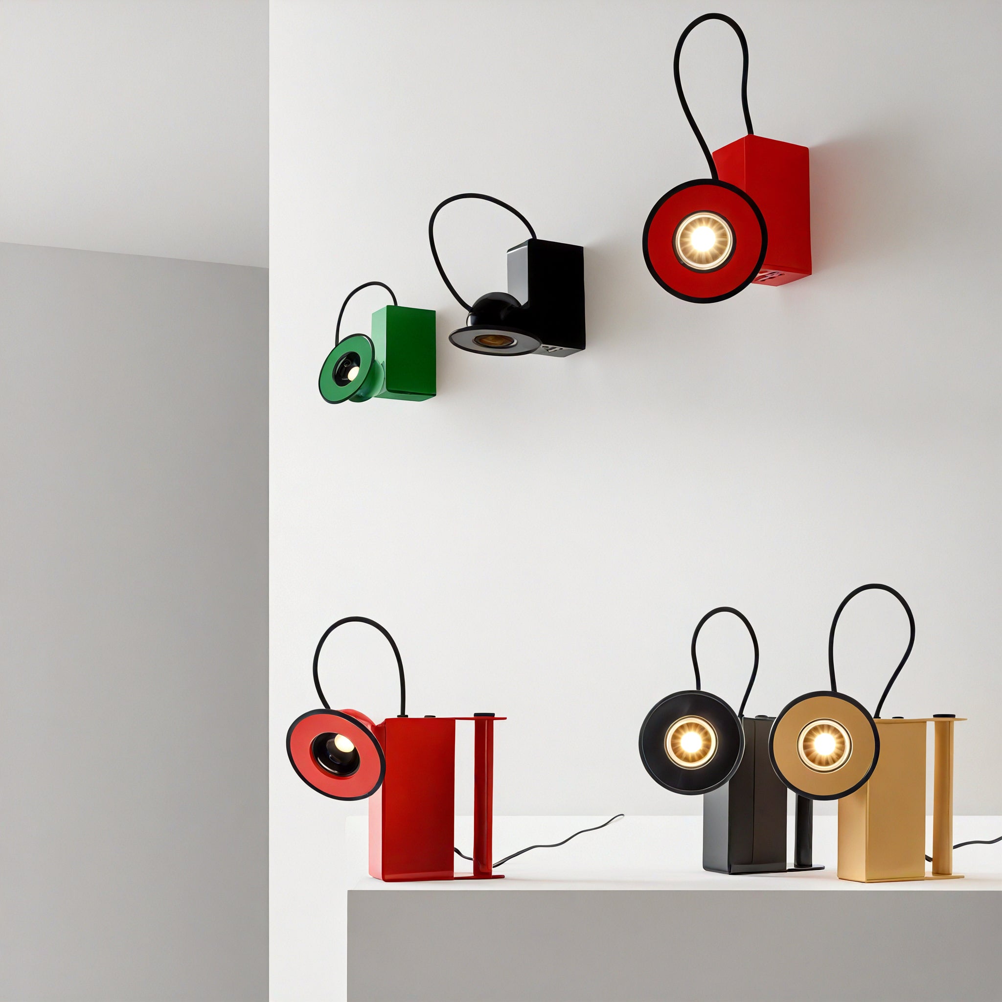 Retro Minibox: Table & Wall Lamp Aescraft