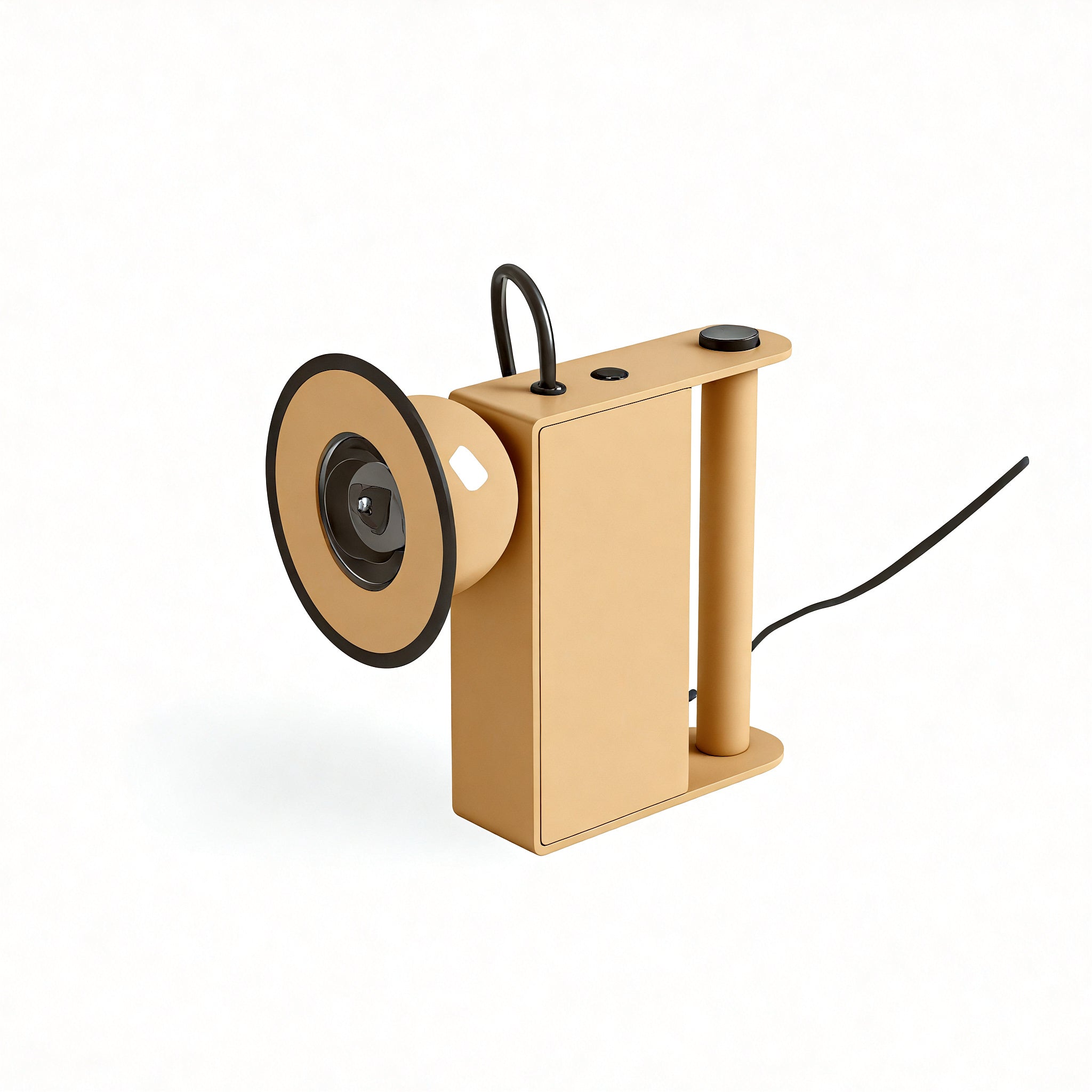 Retro Minibox: Table & Wall Lamp Aescraft Yellow-Table Lamp US