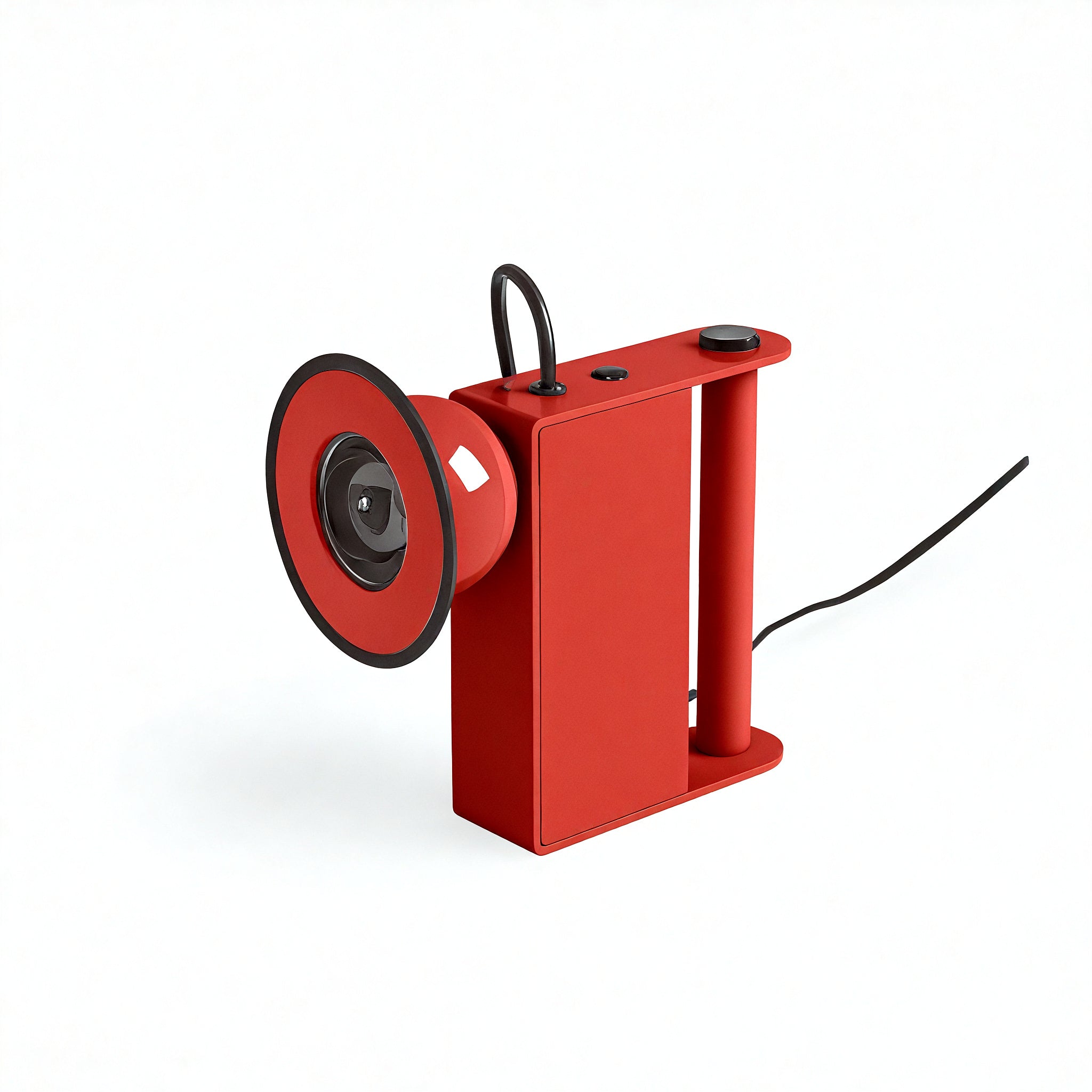 Retro Minibox: Table & Wall Lamp Aescraft Red-Table Lamp US