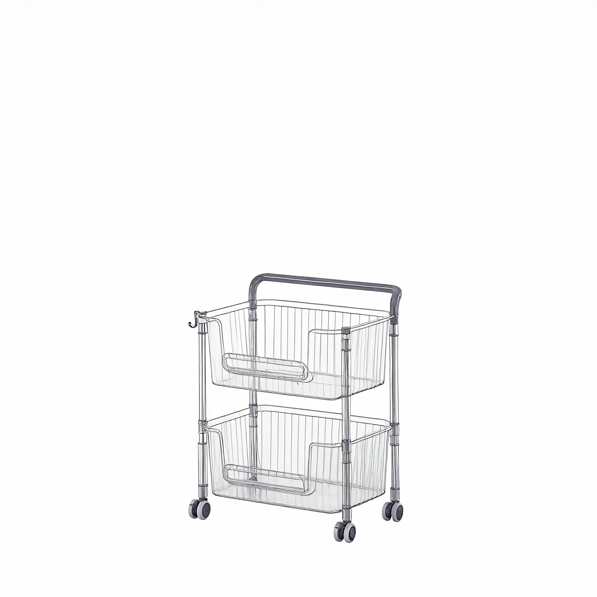 Roll & Stash: Modern Tiered Storage on Wheels Aescraft 2