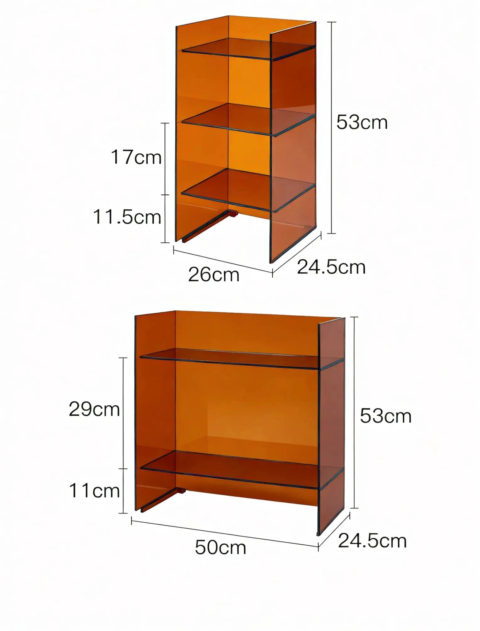 Subtle Spaces: Modern Acrylic Storage Shelf Aescraft