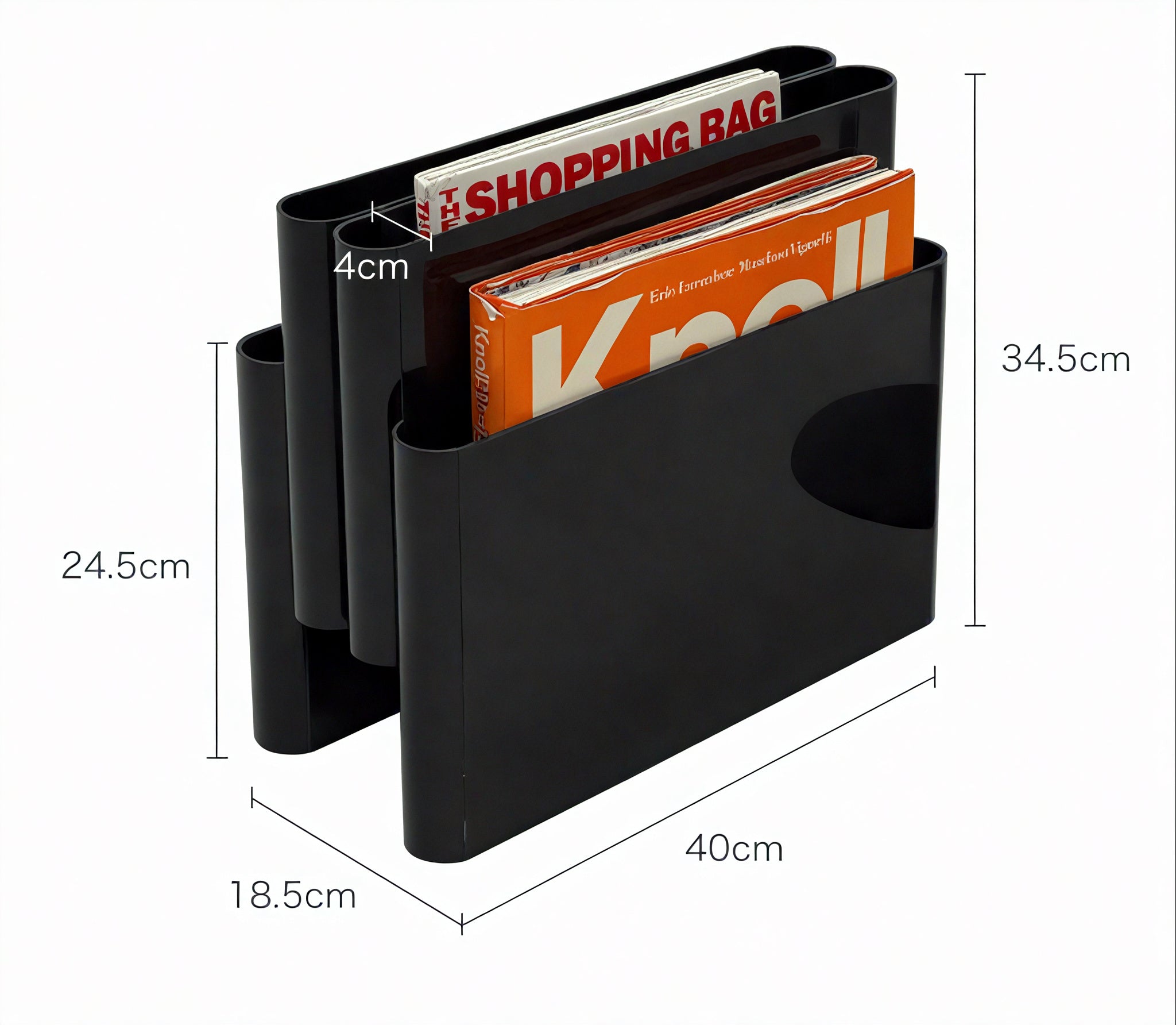 Waveform Magazine Holder – Stylishly Organized – Aescraft