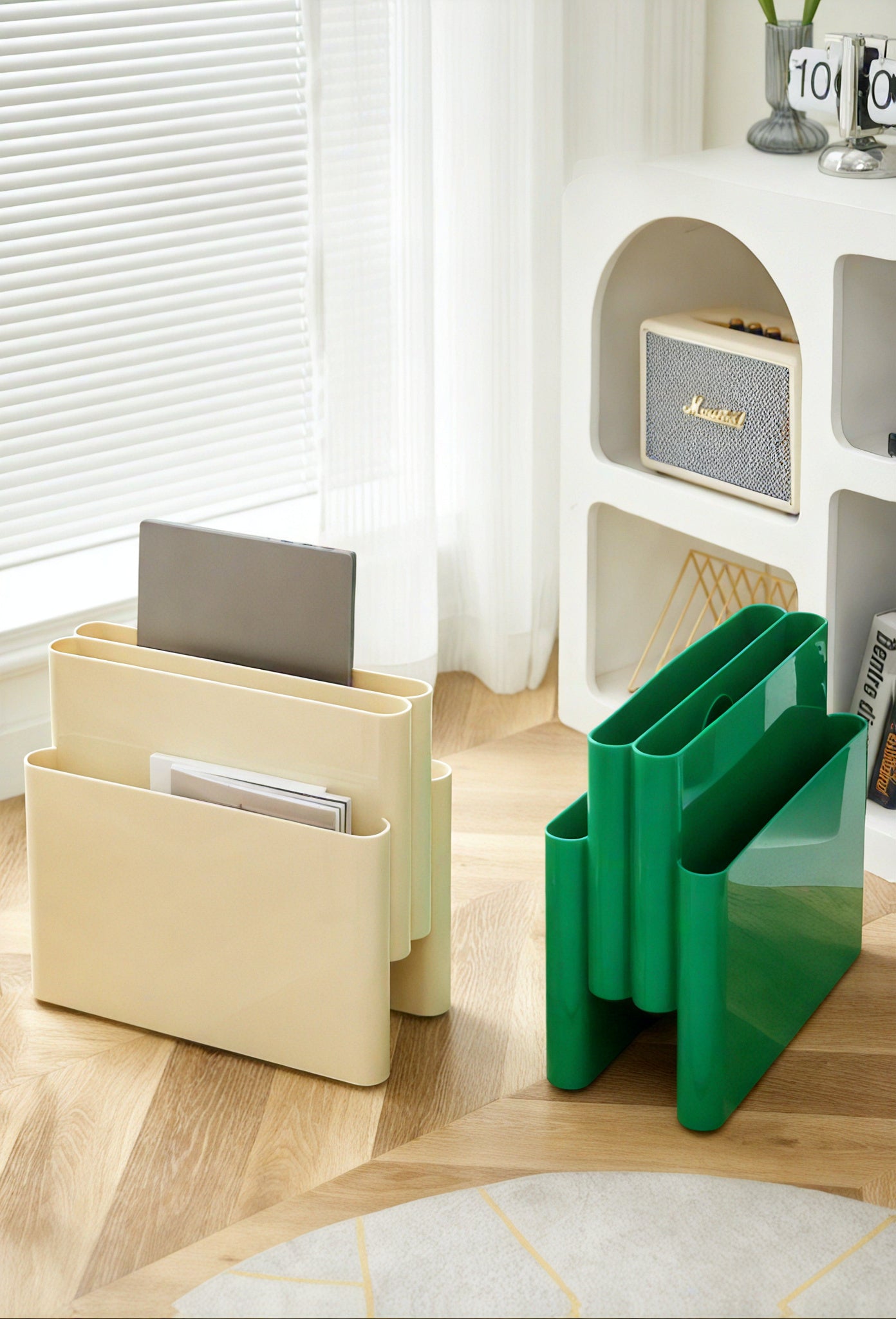 Waveform Magazine Holder – Stylishly Organized – Aescraft
