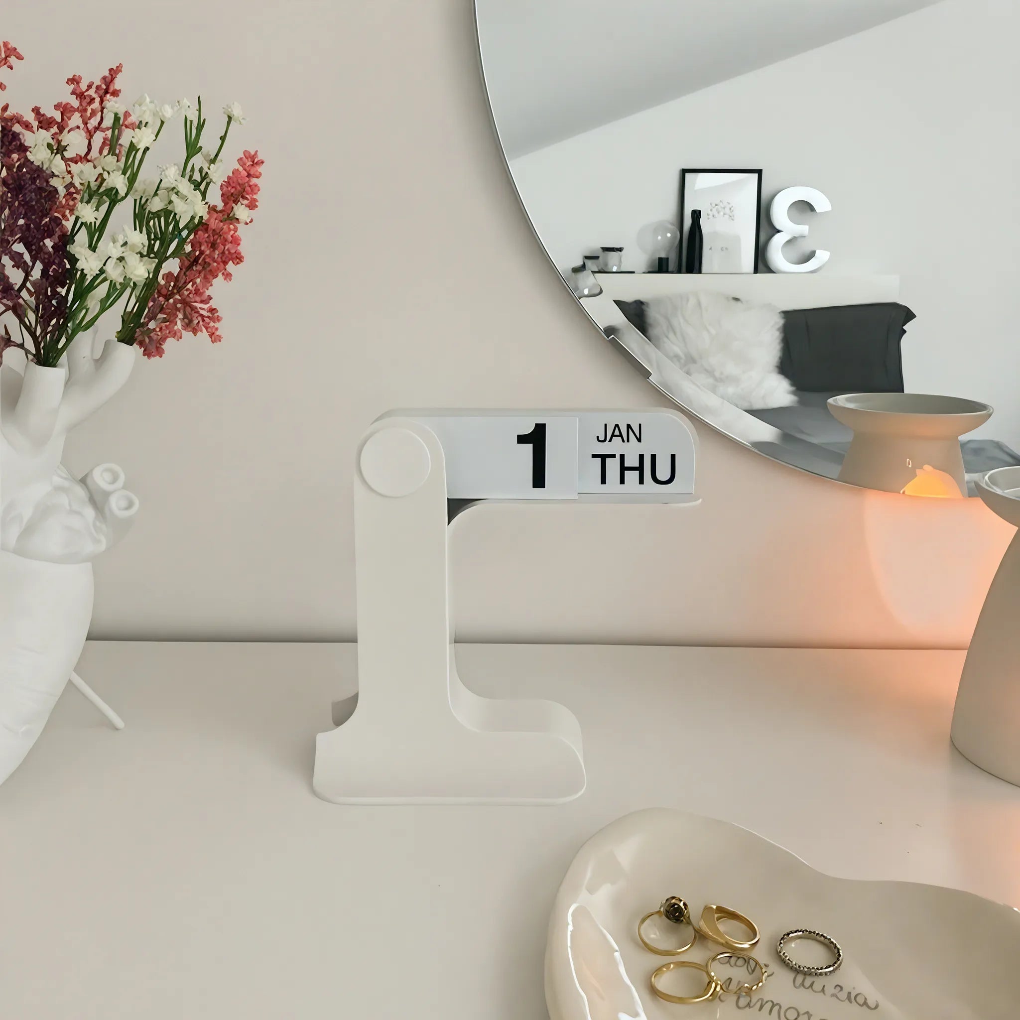 Zen Retro Flip Calendar Aescraft